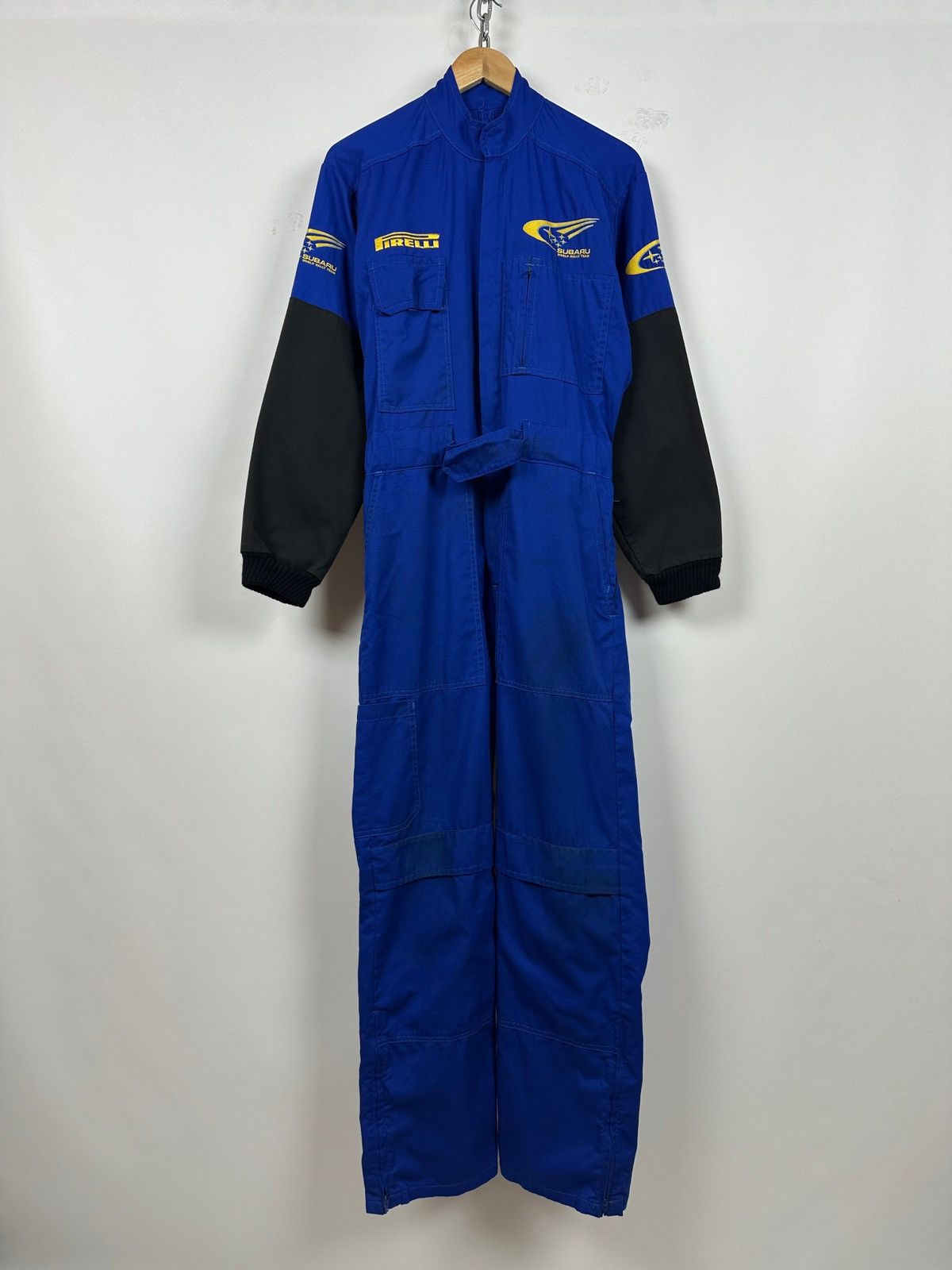 Vintage 90s Vintage Subaru World Rally Team WRC Racing Coveralls Size US 32 / EU 48 - 2 Thumbnail