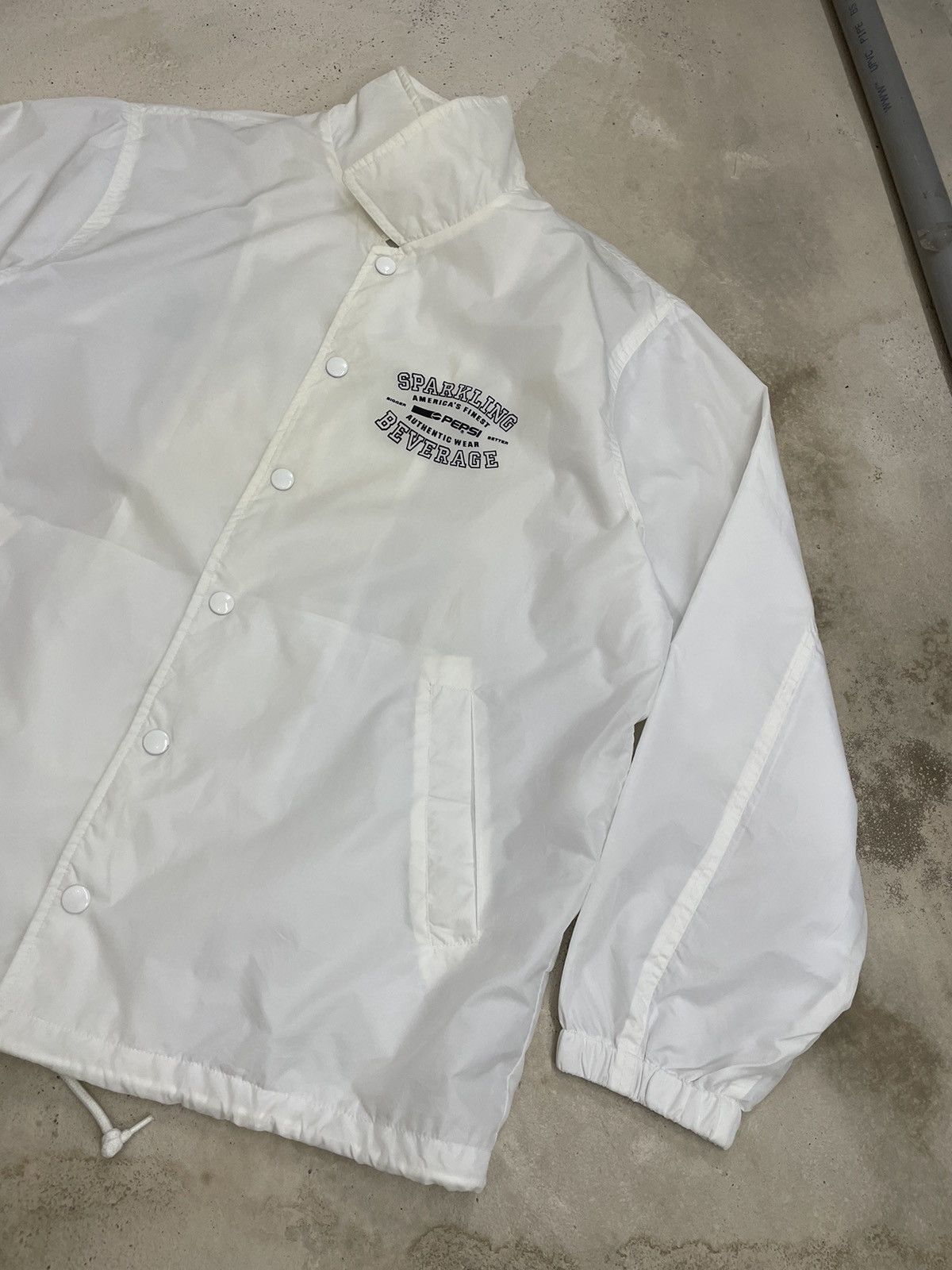 Coca Cola Vintage Light Jacket Snap Button Pepsi USA Favourite Flavour Size US M / EU 48-50 / 2 - 4 Thumbnail