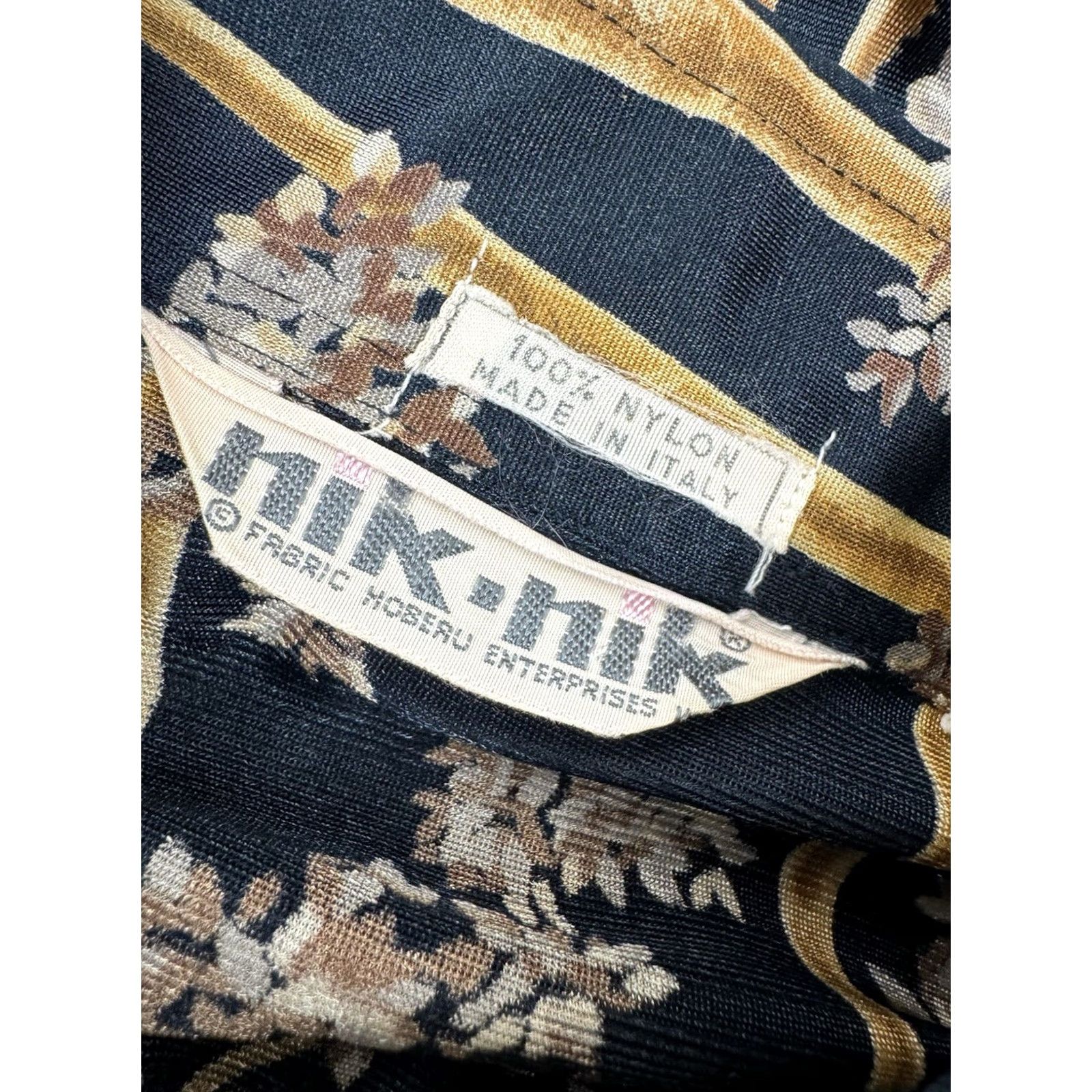 Vintage NIK NIK Italy Floral 60s 70s Vintage Disco Collar Mens S/M Shirt Size US M / EU 48-50 / 2 - 5 Thumbnail