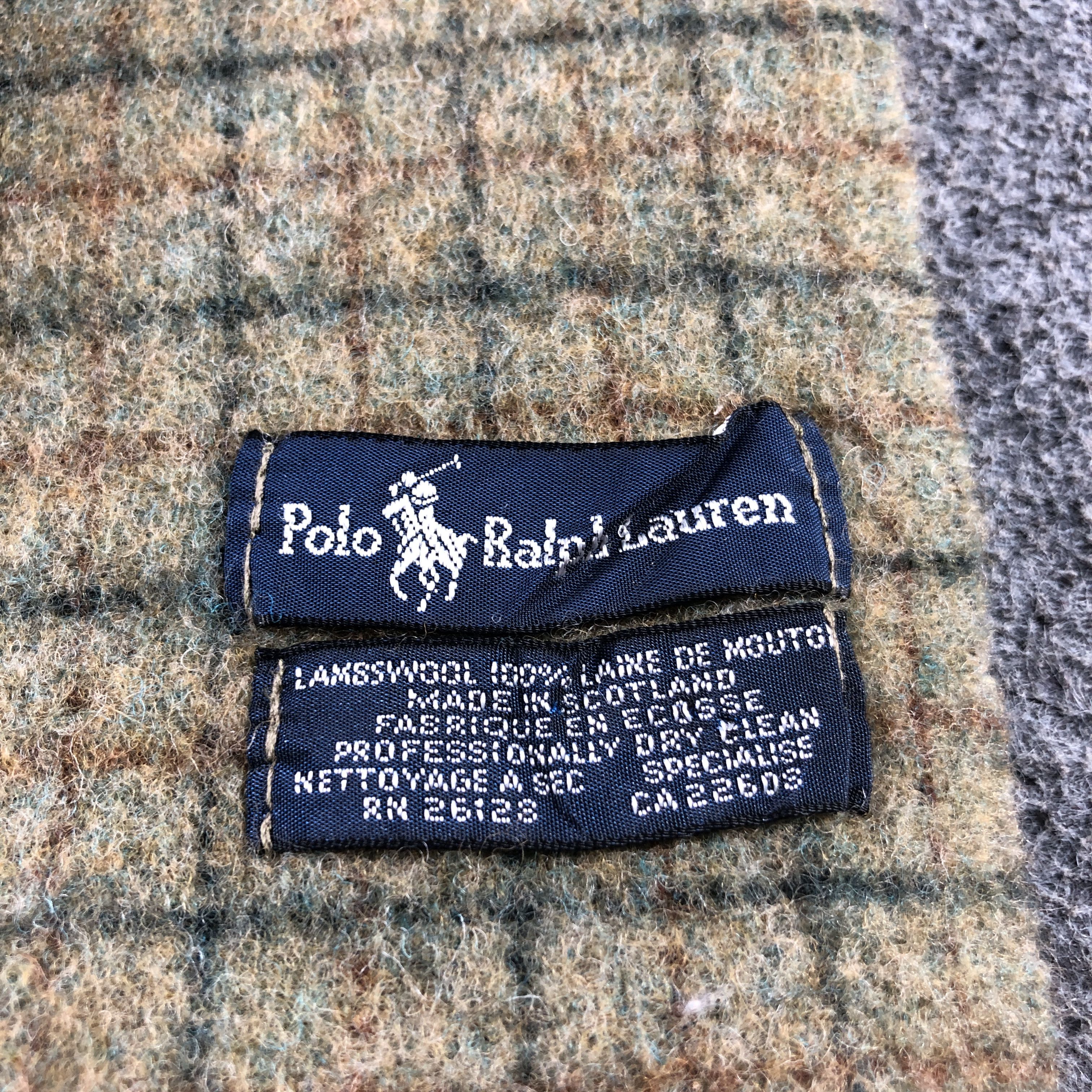 Polo Ralph Lauren Wool Scarf Muffler Neckwear V2827
