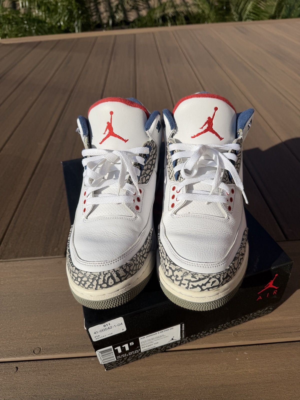 Jordan Brand Air Jordan 3 Retro True Blue 2016 Size US 11.5 / EU 44-45 - 3 Thumbnail