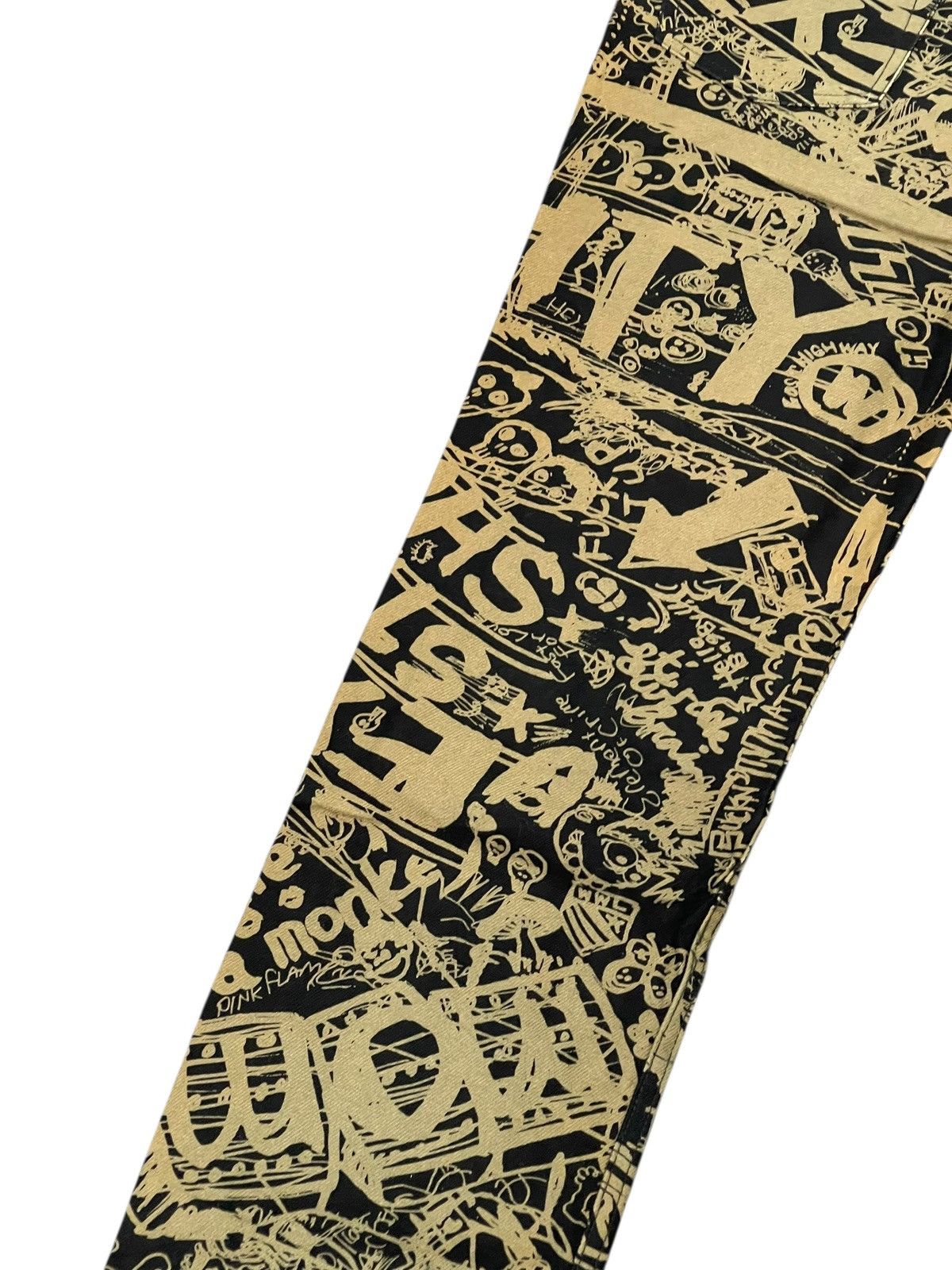 Japanese Brand Slim Jeans World Wide Love Japan Pop Art 4🟦0 Size US 29 - 12 Thumbnail