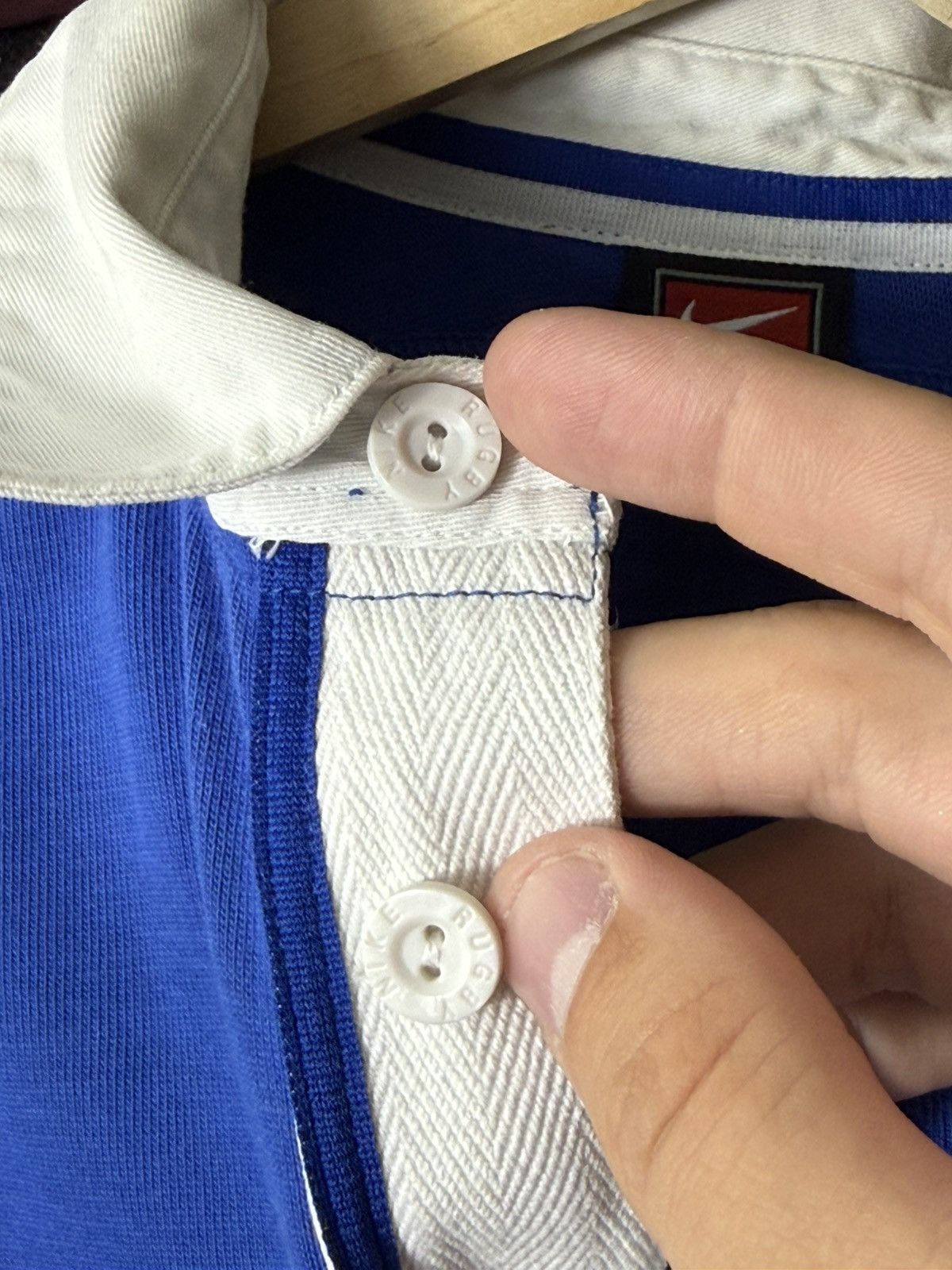 Nike Vintage 90s Nike France Rugby Union Rugby Jersey Long Sleeve Size US M / EU 48-50 / 2 - 11 Thumbnail