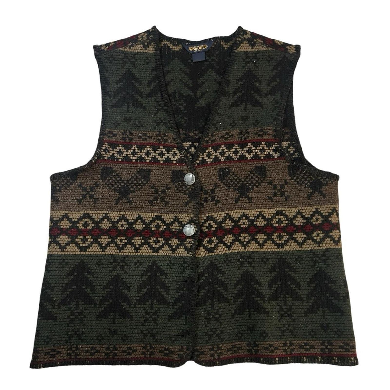 Woolrich Woolen Mills Vintage tribal print vest wool by woolrich sz L? Size US L / EU 52-54 / 3 - 1 Thumbnail