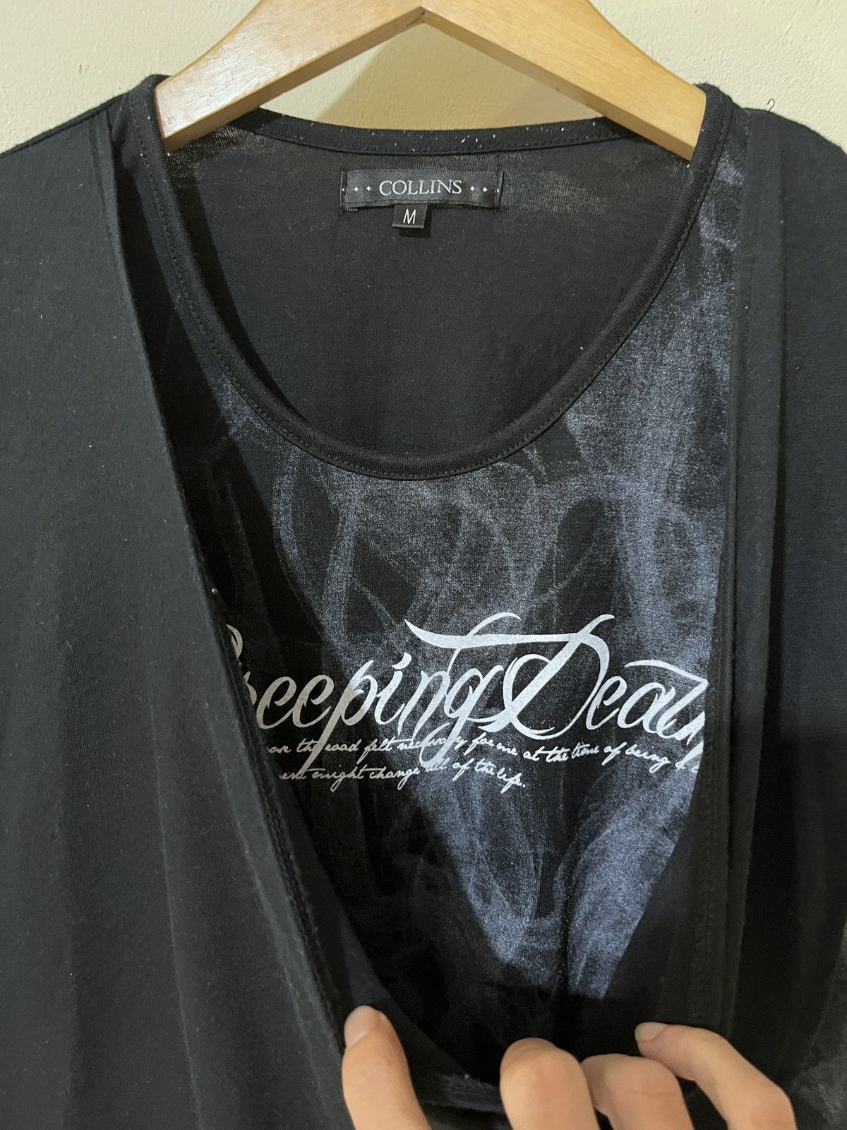 Japanese Brand Collins Double layer Asyemmetric Smoke death Size US M / EU 48-50 / 2 - 4 Thumbnail