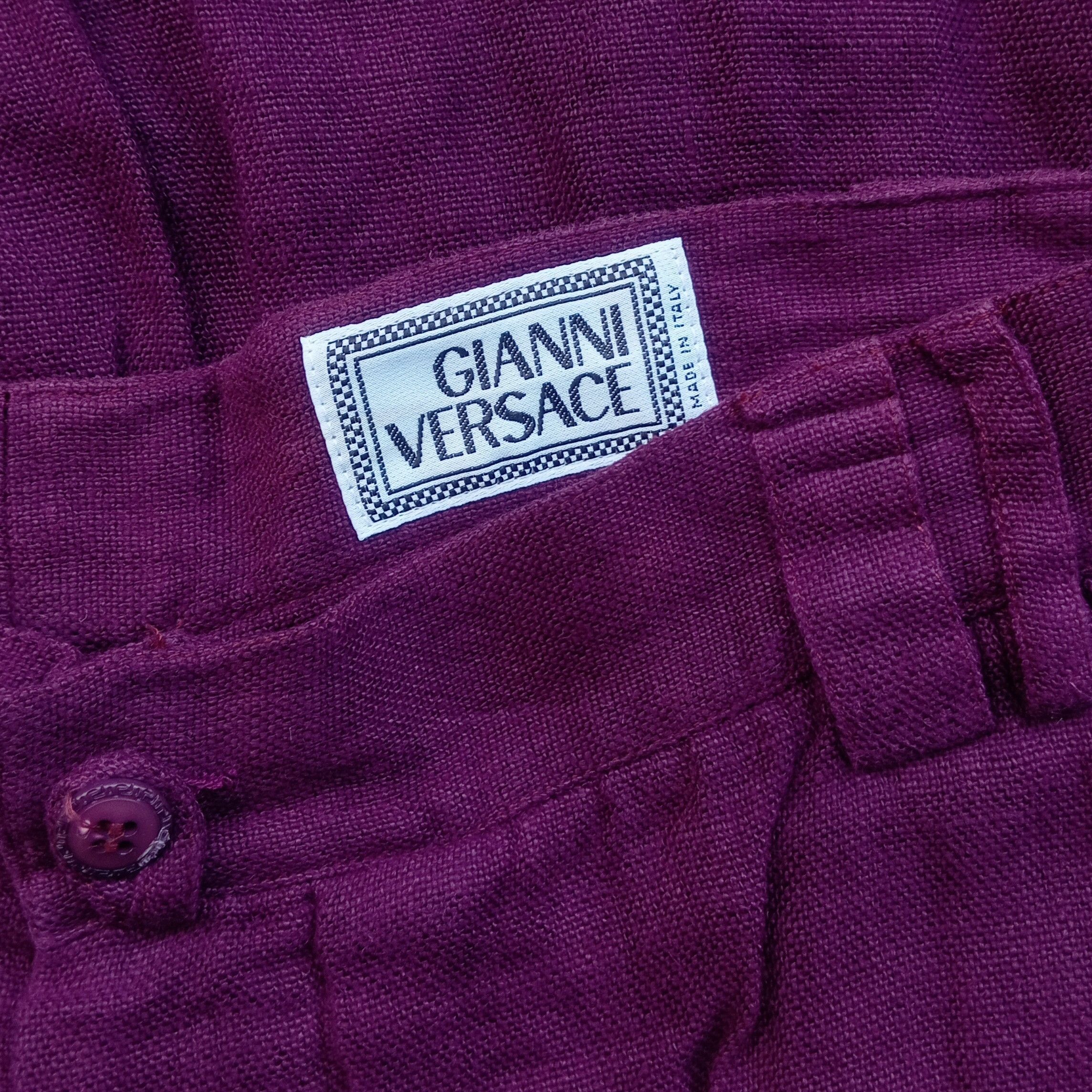 Versace 80s vintage versace chino long pants / trousers Size US 32 / EU 48 - 6 Thumbnail