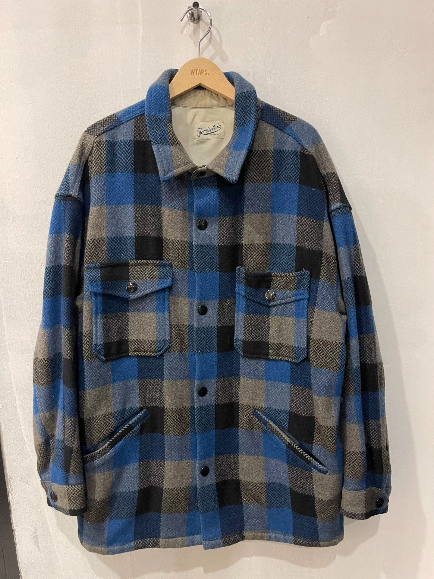 Tenderloin Tenderloin Bear Wool Plaid Jacket Size US XL / EU 56 / 4 - 1 Thumbnail