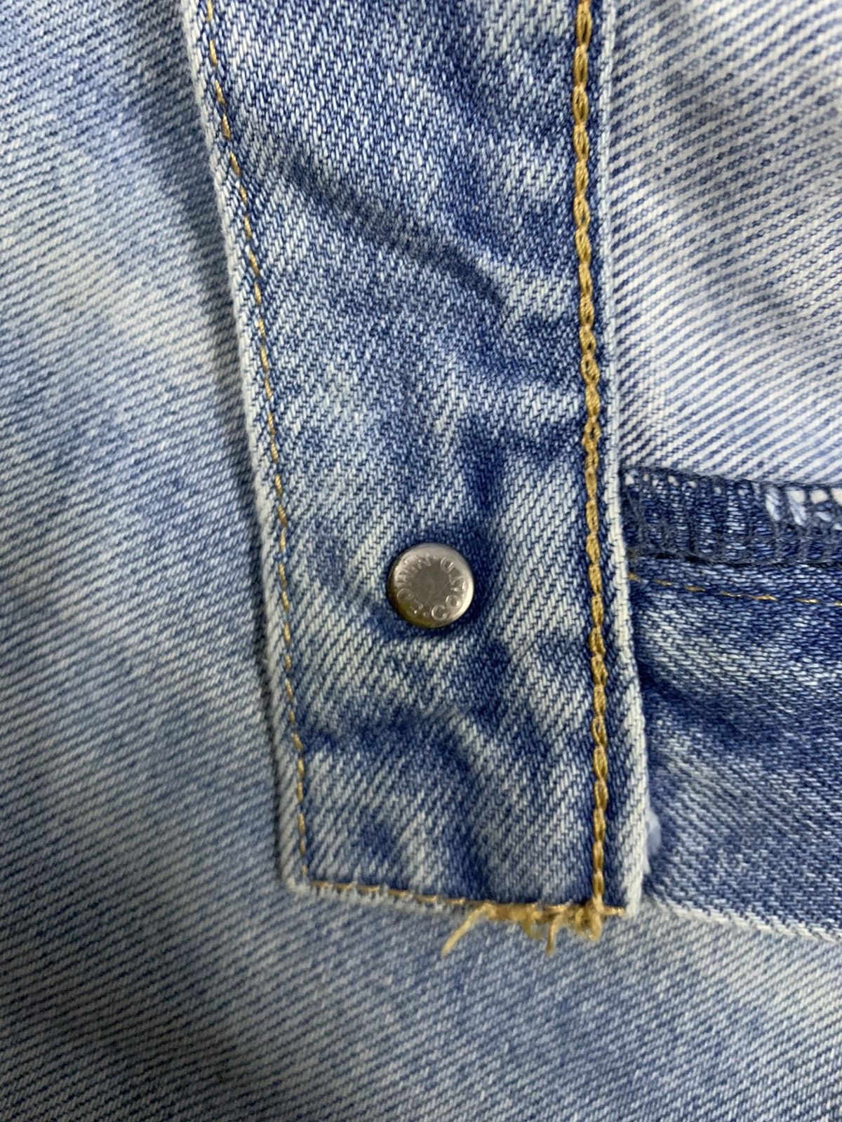 Edwin Vintage 90s Edwin Classic Rusty Mud Wash Distressed Jeans Size US 34 / EU 50 - 5 Thumbnail