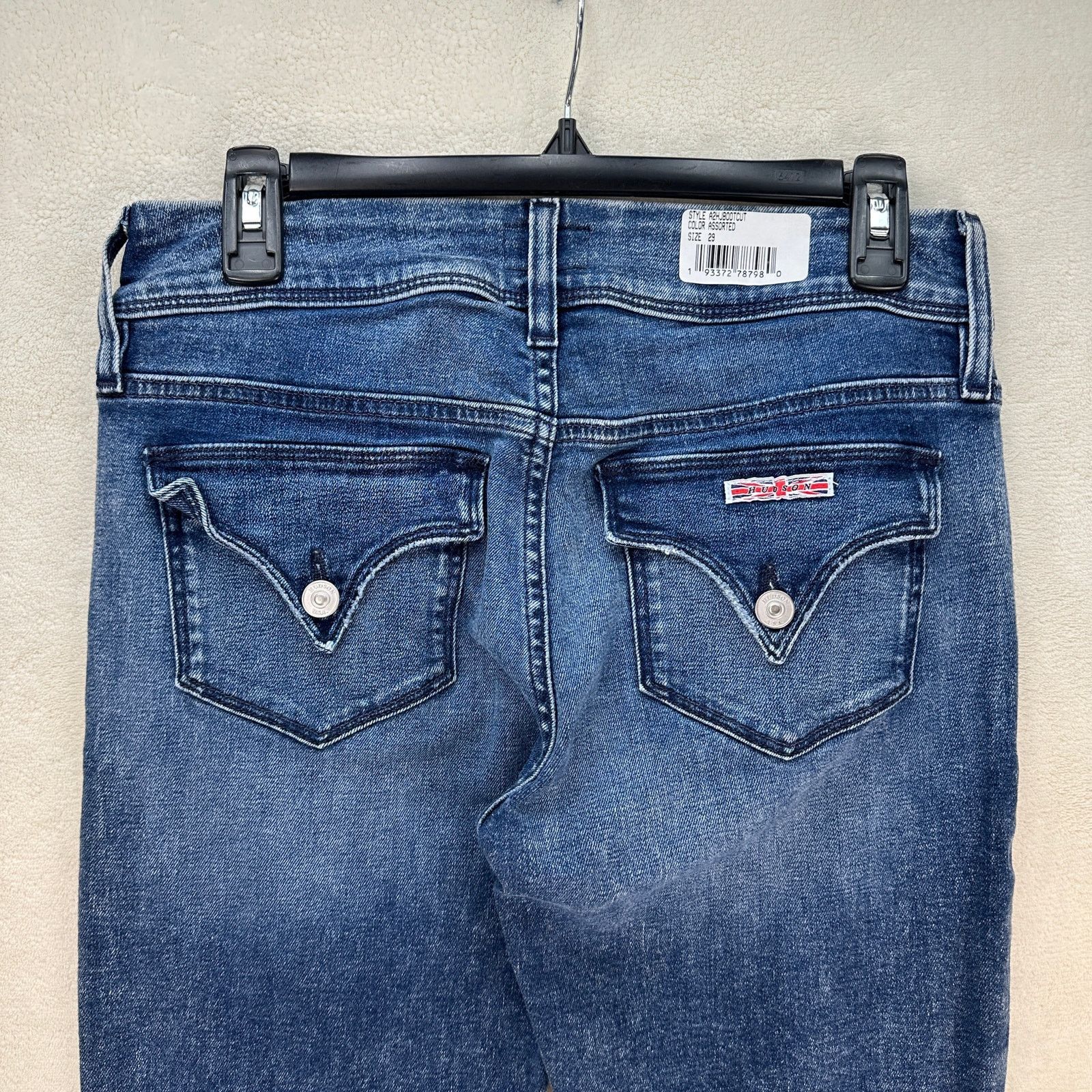 Hudson HUDSON WOMEN'S 29 BOOCUT FLARE BOTTOM Y2K MEDIUM WASH Size 29" - 8 Thumbnail