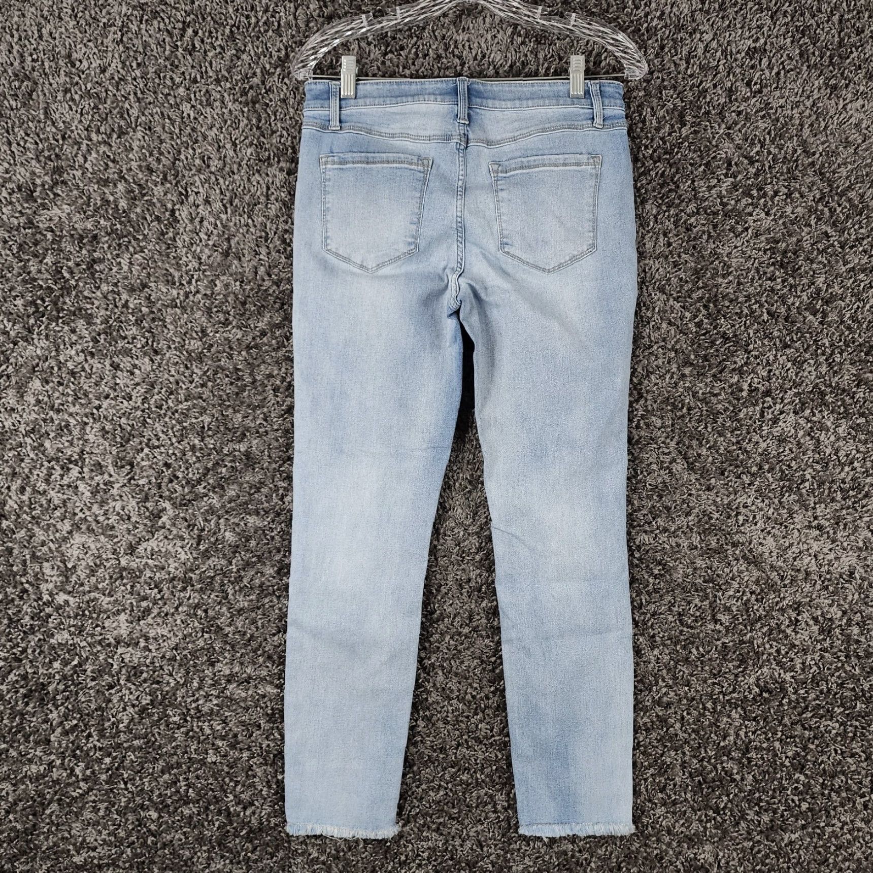 Buffalo David Bitton BUFFALO DAVID BITTON Jess Distressed Skinny Jeans Women Size 6 Blue Size 28" / US 6 / IT 42 - 7 Thumbnail