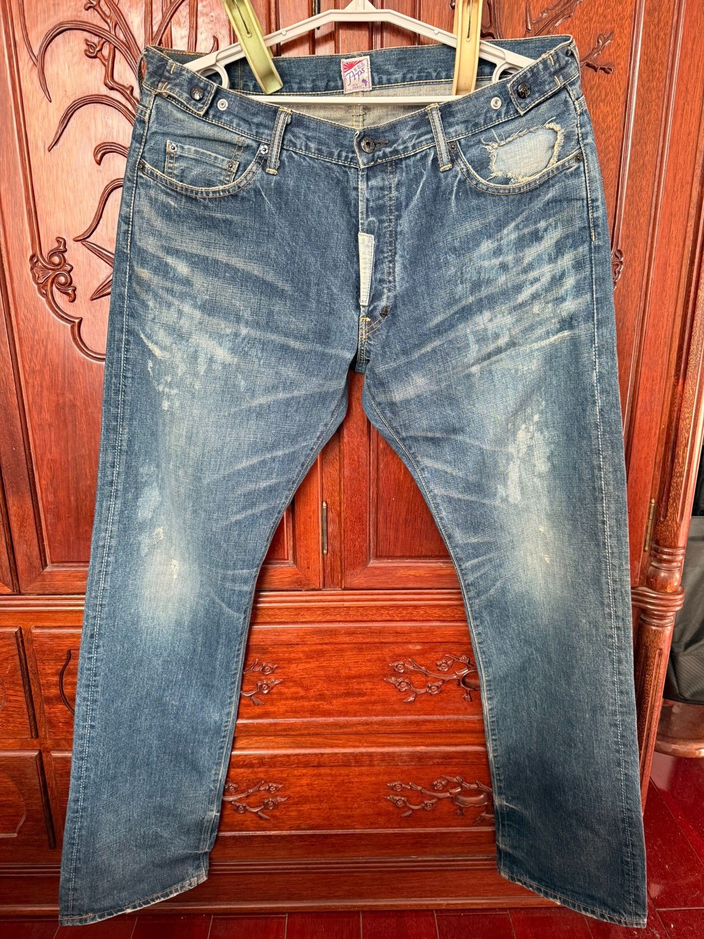 Prps PRPS Men's Straight Leg Jeans Size US 38 / EU 54 - 1 Thumbnail