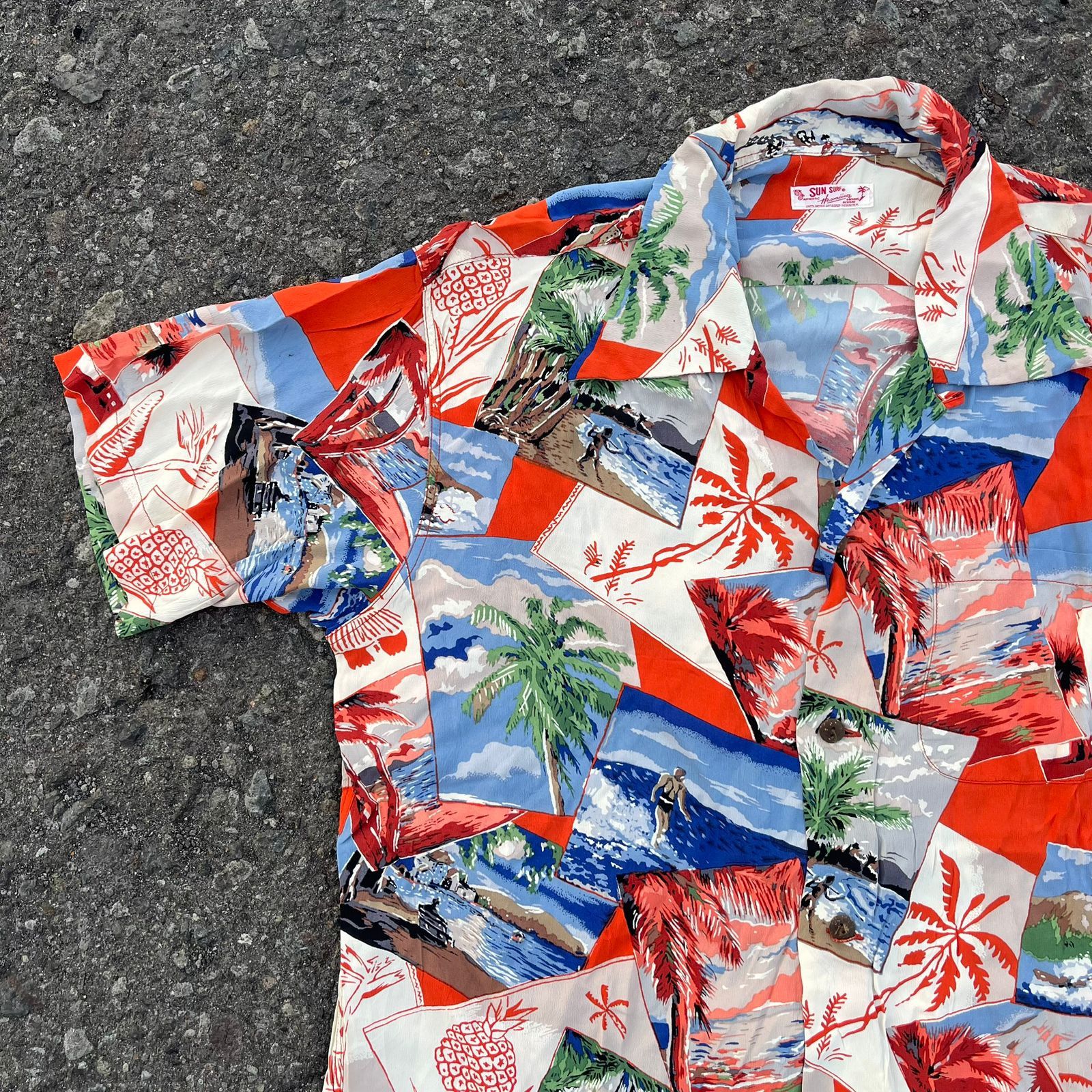 Sun Surf Sun Surf Toyo Enterprises Hawaiian Rayon Shirt Size US L / EU 52-54 / 3 - 3 Thumbnail