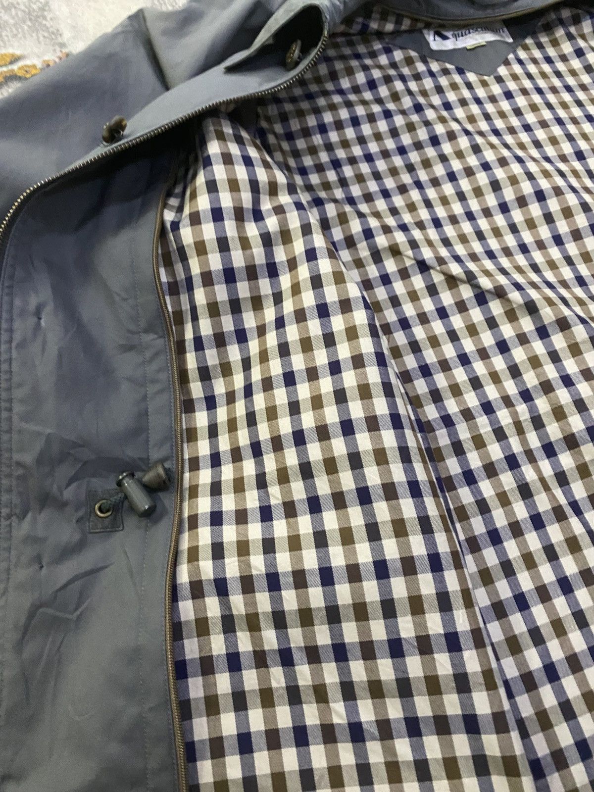 Aquascutum × Vintage Vintage Aquascutum Trench Coat Parka Jacket Size US L / EU 52-54 / 3 - 22 Thumbnail