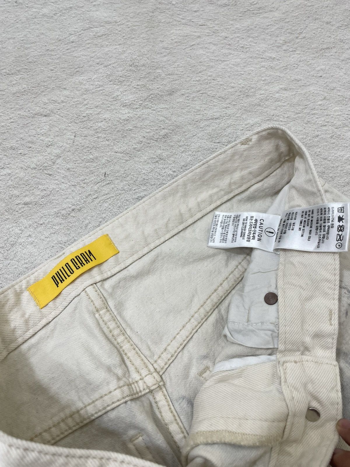 Number (N)ine 2000s Kapital Archival Gray Wash Denim Baggy Jeans Hysteric Size US 31 - 8 Thumbnail
