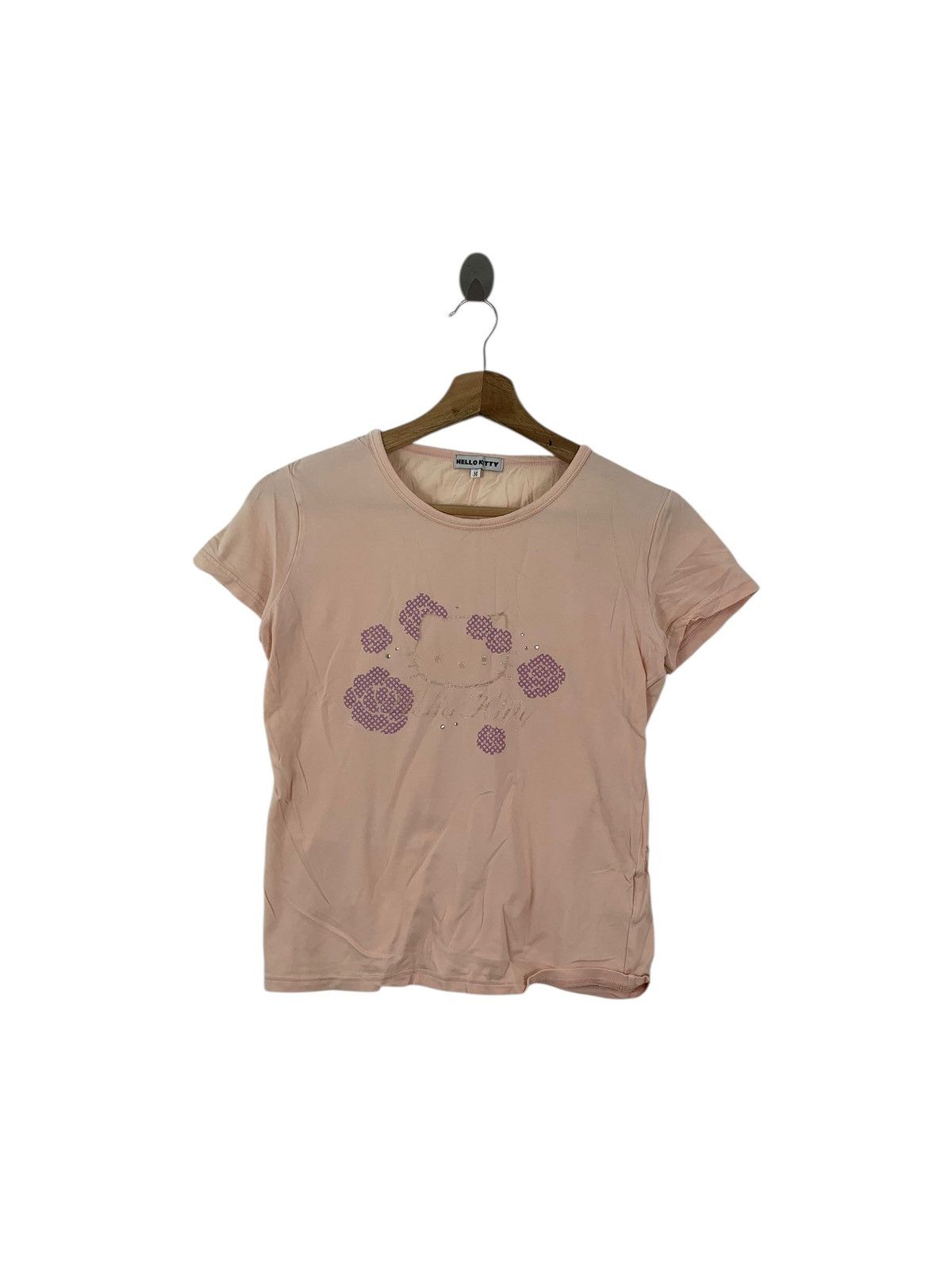 Vintage Vintage HELLO KITTY JAPAN Sanrio Cartoon Floral Tee Shirt Size M / US 6-8 / IT 42-44 - 1 Thumbnail