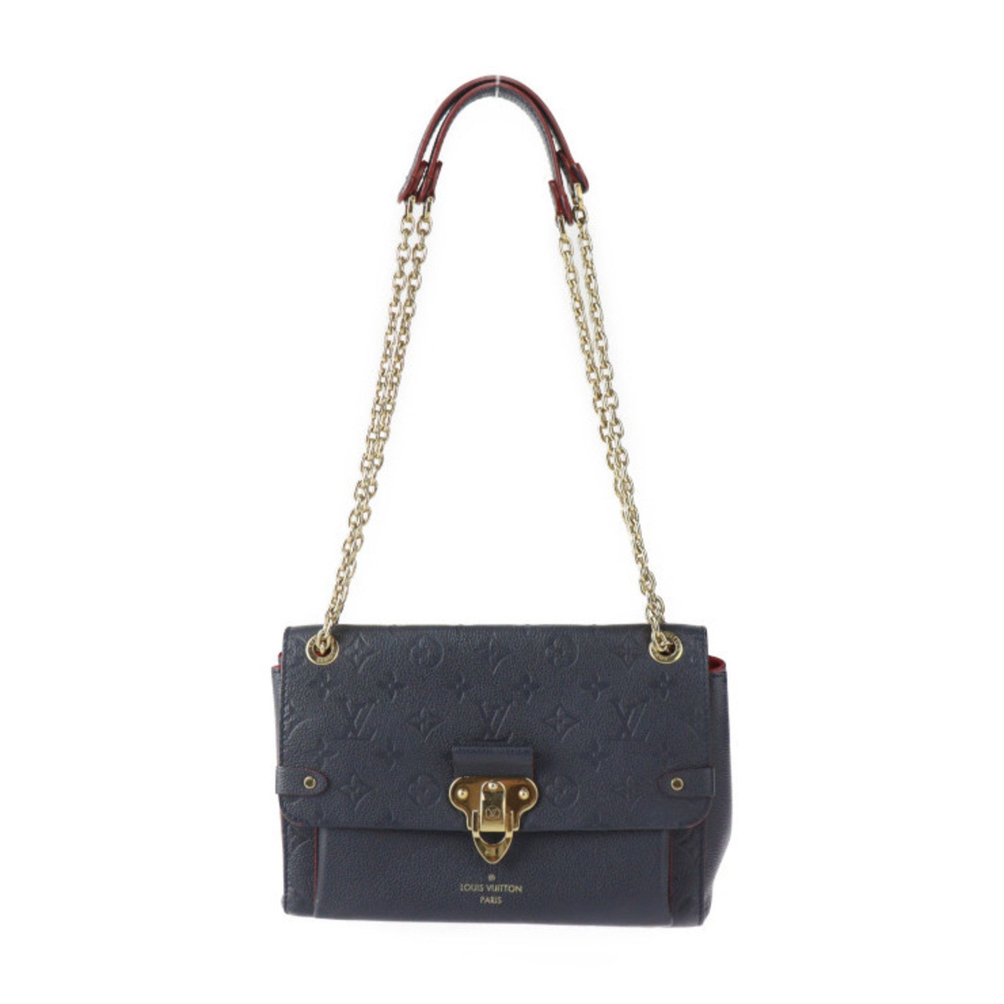 Louis Vuitton Louis Vuitton Vavin PM Monogram Empreinte Shoulder Bag M52271 Leather Marine Rouge Flap Chain Navy 2417063007090R1 Size ONE SIZE - 1 Thumbnail