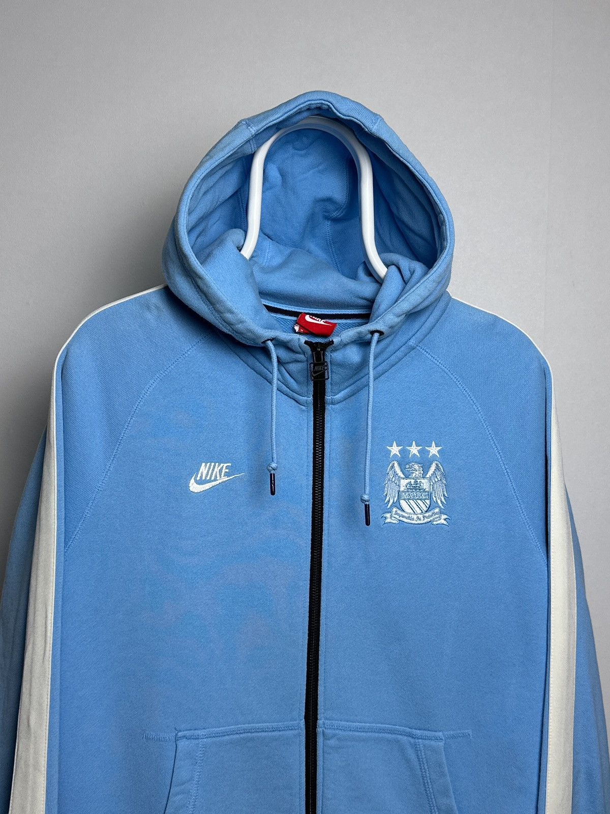 Nike Nike Manchester City 2014/2015 Full Zip Hoodie Size US M / EU 48-50 / 2 - 2 Thumbnail