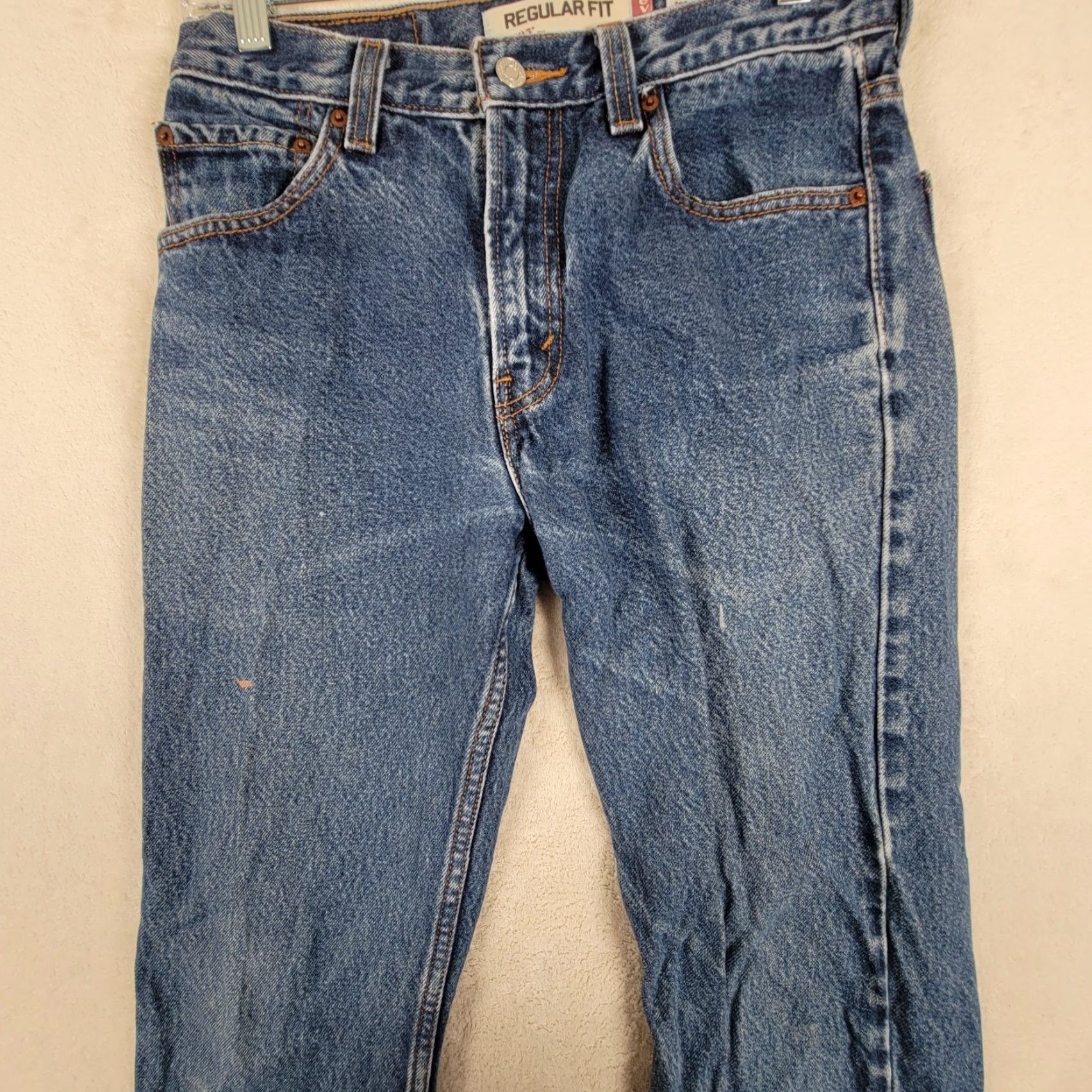 Levi's **Levi's Men's 505 Blue Straight Leg Jeans 32x32 Zip** User: Levi's Men's 505 Blue Straight Leg Jeans 32x32 Zip Size US 32 / EU 48 - 2 Thumbnail