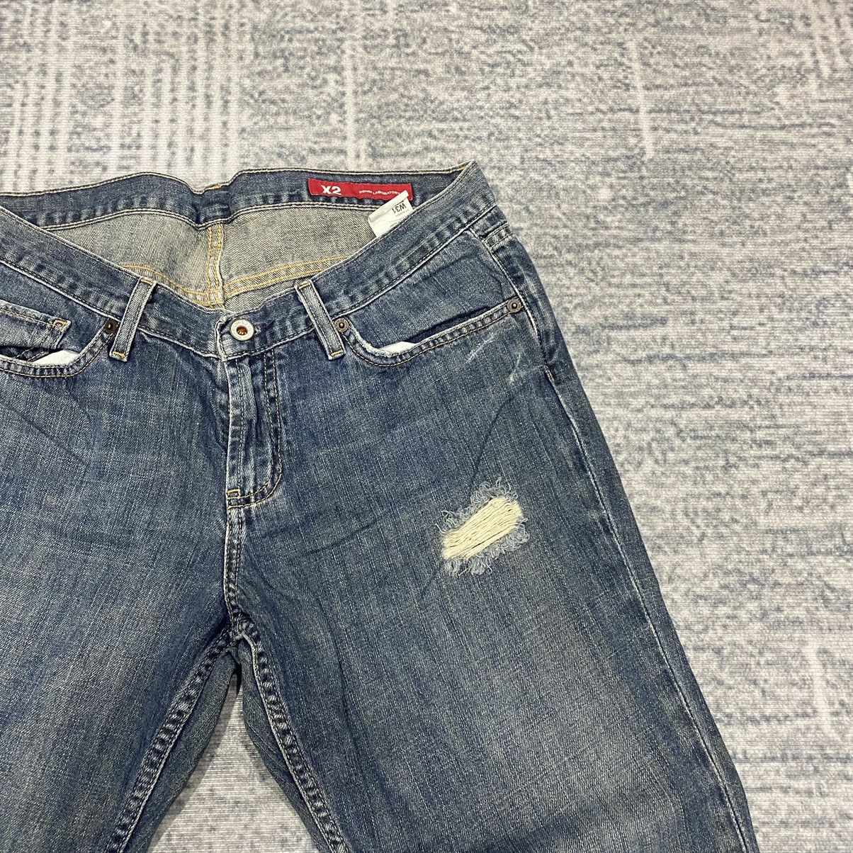 Hysteric Glamour × Le Grande Bleu (L.G.B.) Super Flare☠️ X2 Bootcut Jeans Ripped Vintage Cowboy Punk 90s Size US 34 / EU 50 - 5 Thumbnail