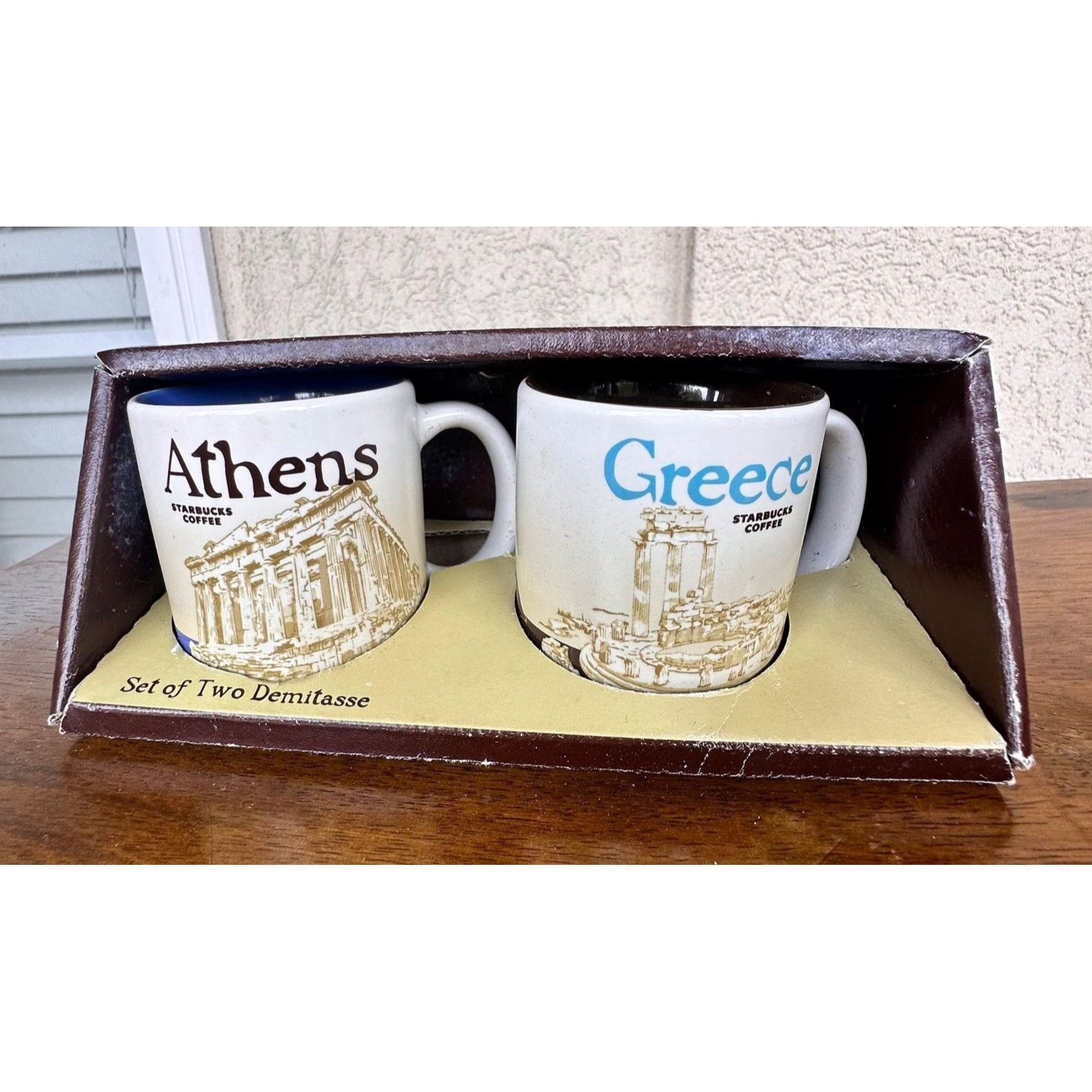 Other New Starbucks Set of 2 Demitasse Cups Athens Greece 2017 Exp Size ONE SIZE - 2 Thumbnail