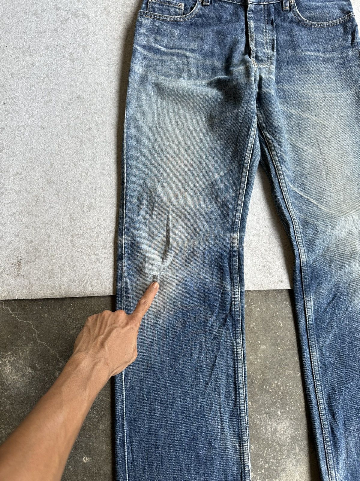 Helmut Lang STEALS 🔥🔥 Vintage HELMUT LANG Jeans 1990’s RARE Denim Pants Size US 30 / EU 46 - 6 Thumbnail