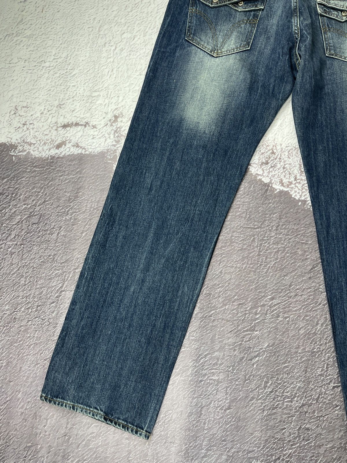 Dolce & Gabbana Dolce & Gabbana blue washed faded denim jeans pants Size US 38 / EU 54 - 15 Thumbnail