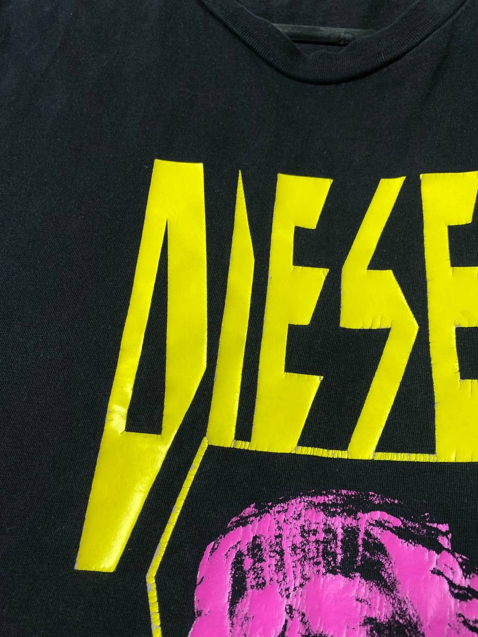 Diesel × Vintage Vintage Diesel Logo Graphic Tee Y2K 00s Punk Rock Size US L / EU 52-54 / 3 - 7 Thumbnail