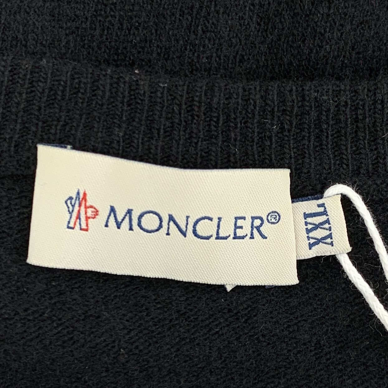 Moncler Moncler Logo Wool Sweater Black (XXL) Size US XXL / EU 58 / 5 - 6 Thumbnail