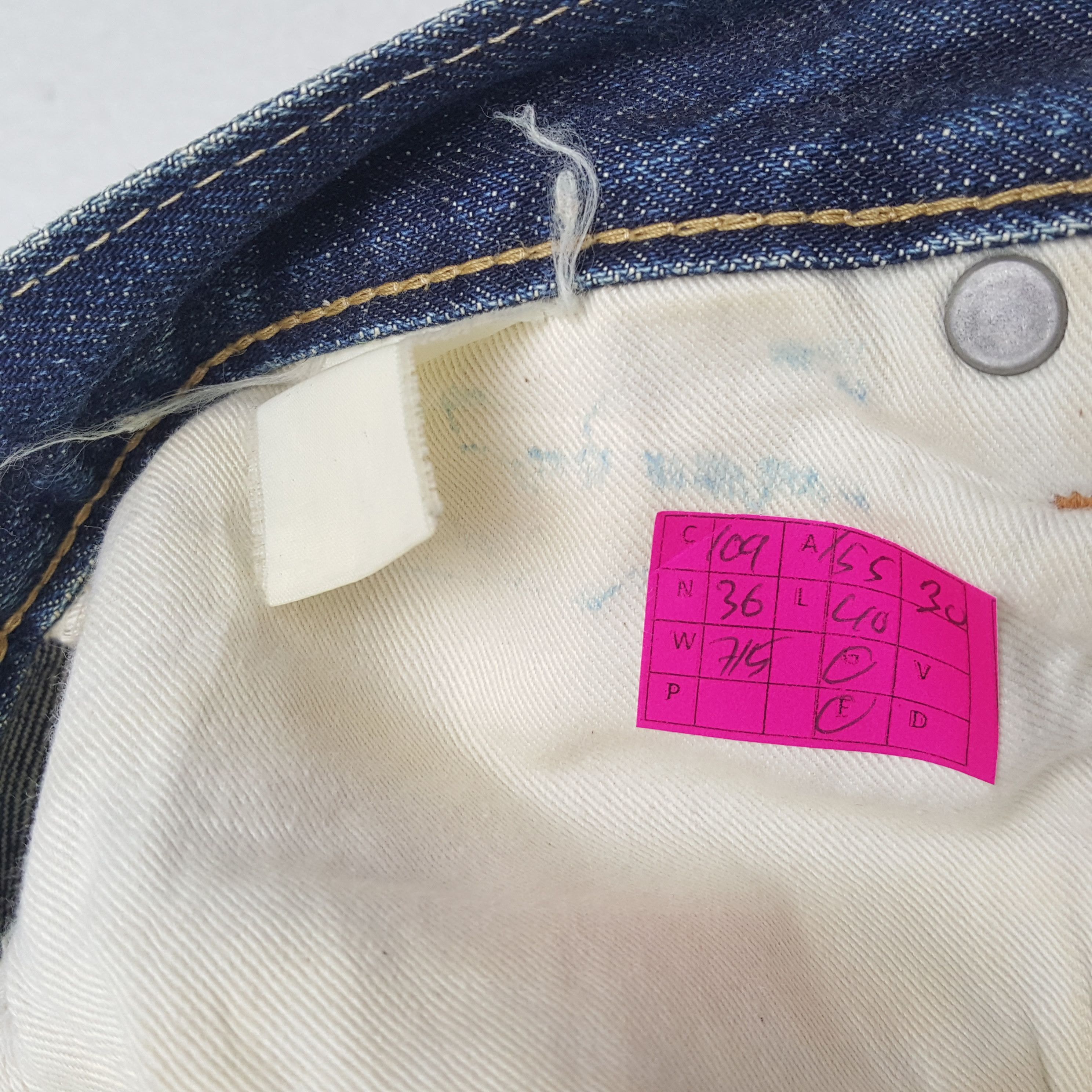 Hysteric Glamour × Japanese Brand × Vintage HYSTERIC GLAMOUR Japanese Brand Custom Art Style Jeans Size US 31 - 14 Thumbnail