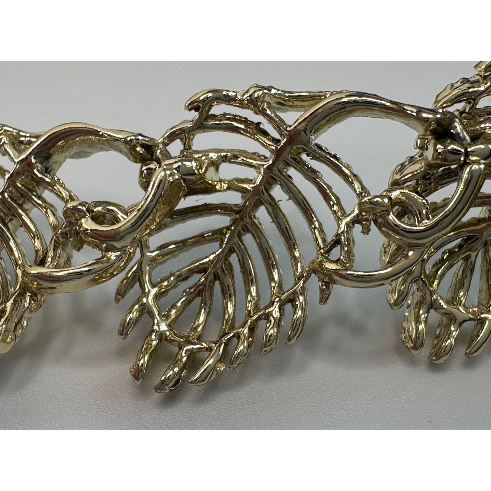 Other Vintage Women's Beautiful Gold Tone LISNER Leaf Necklace Size ONE SIZE - 14 Thumbnail