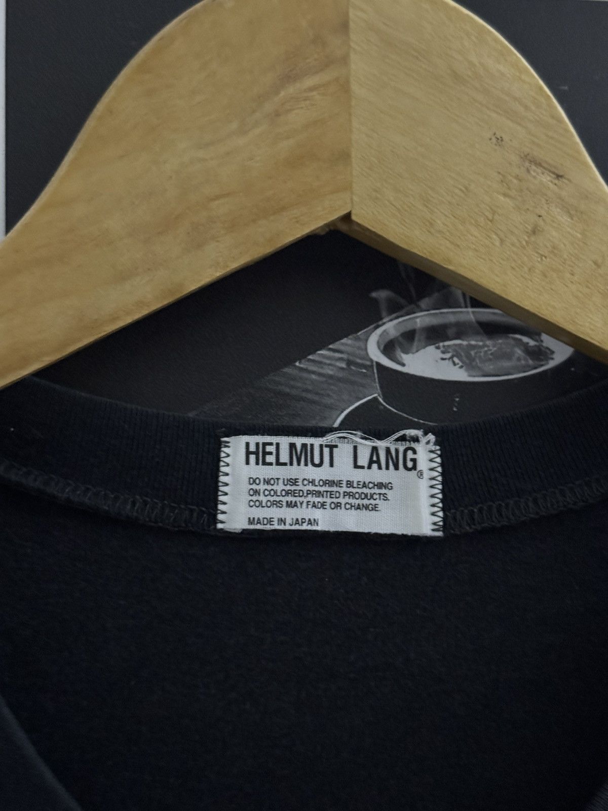 VINTAGE HELMUT LANG THRASHED FADED VNECK TSHIRT