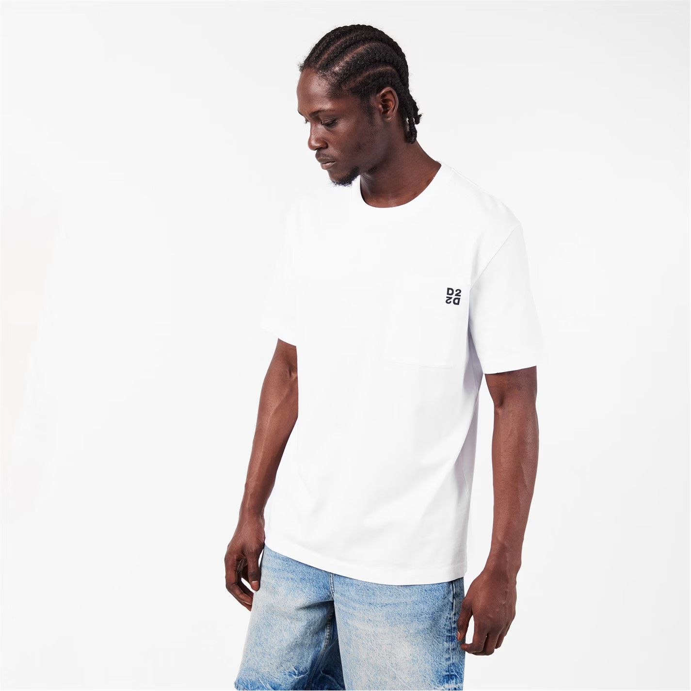 Dsquared2 o1g2r1mq0426 Soft Breathable T-Shirt in White Size US L / EU 52-54 / 3 - 2 Thumbnail