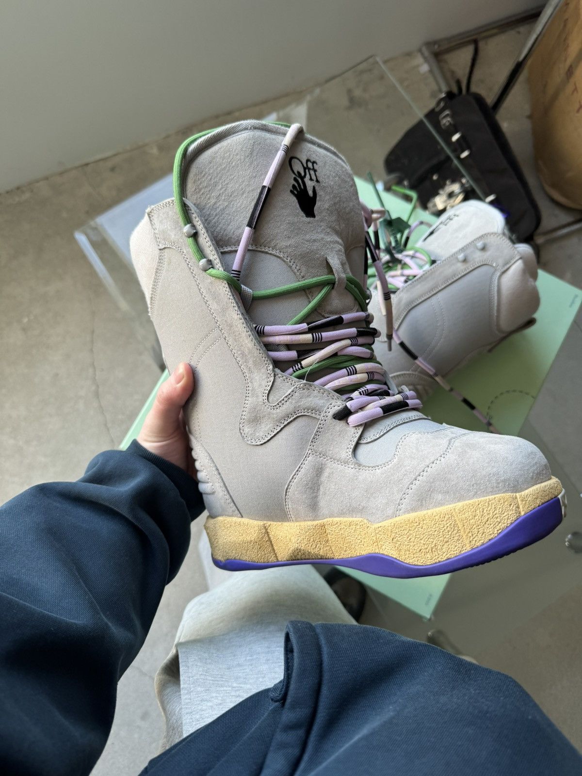 Off-White Off-White Snow Sneakers by Virgil Abloh Size US 6 / IT 36 - 13 Thumbnail