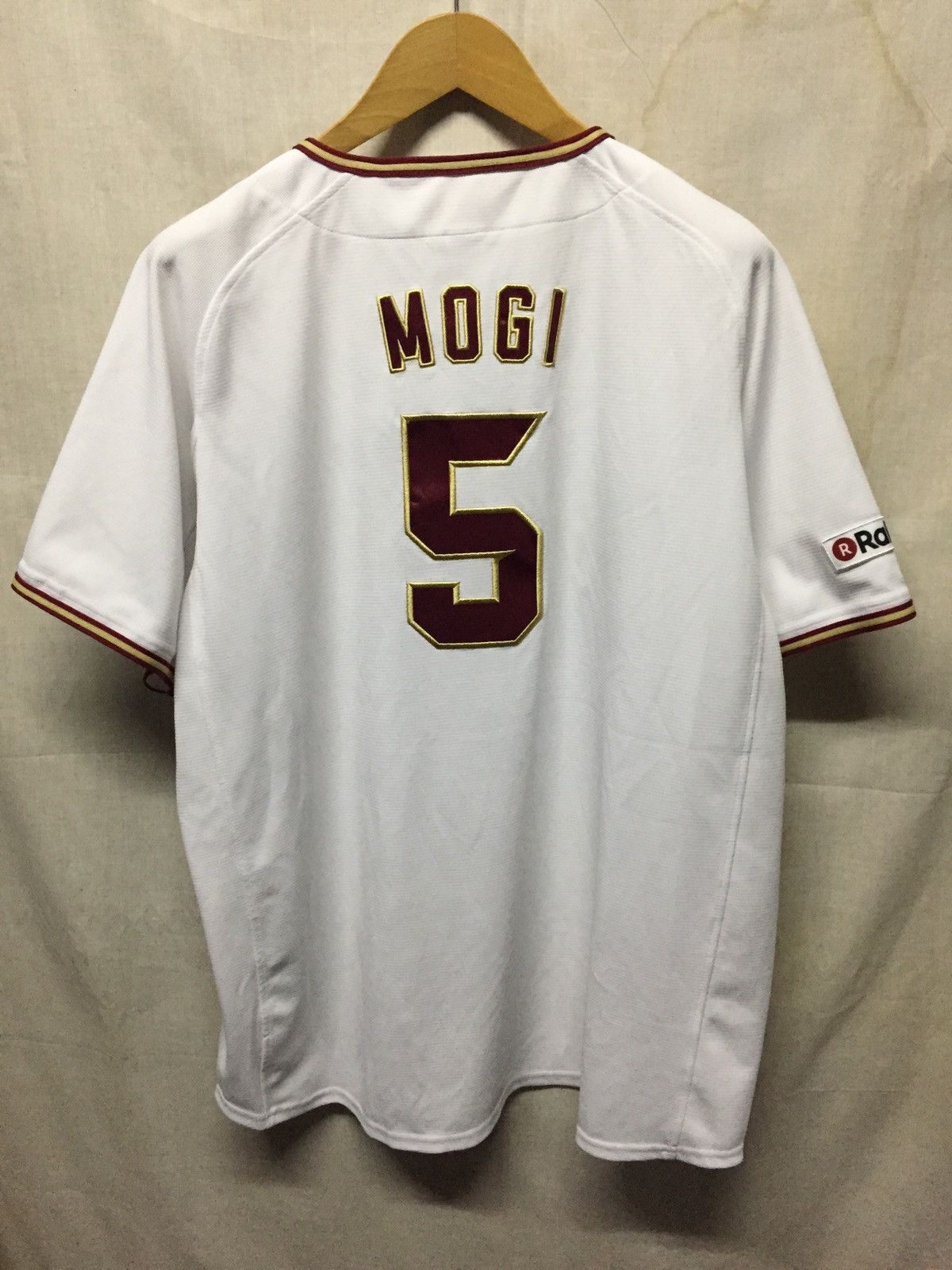 Majestic Rakuten Eagles Baseball Jersey Size US XL / EU 56 / 4 - 3 Thumbnail