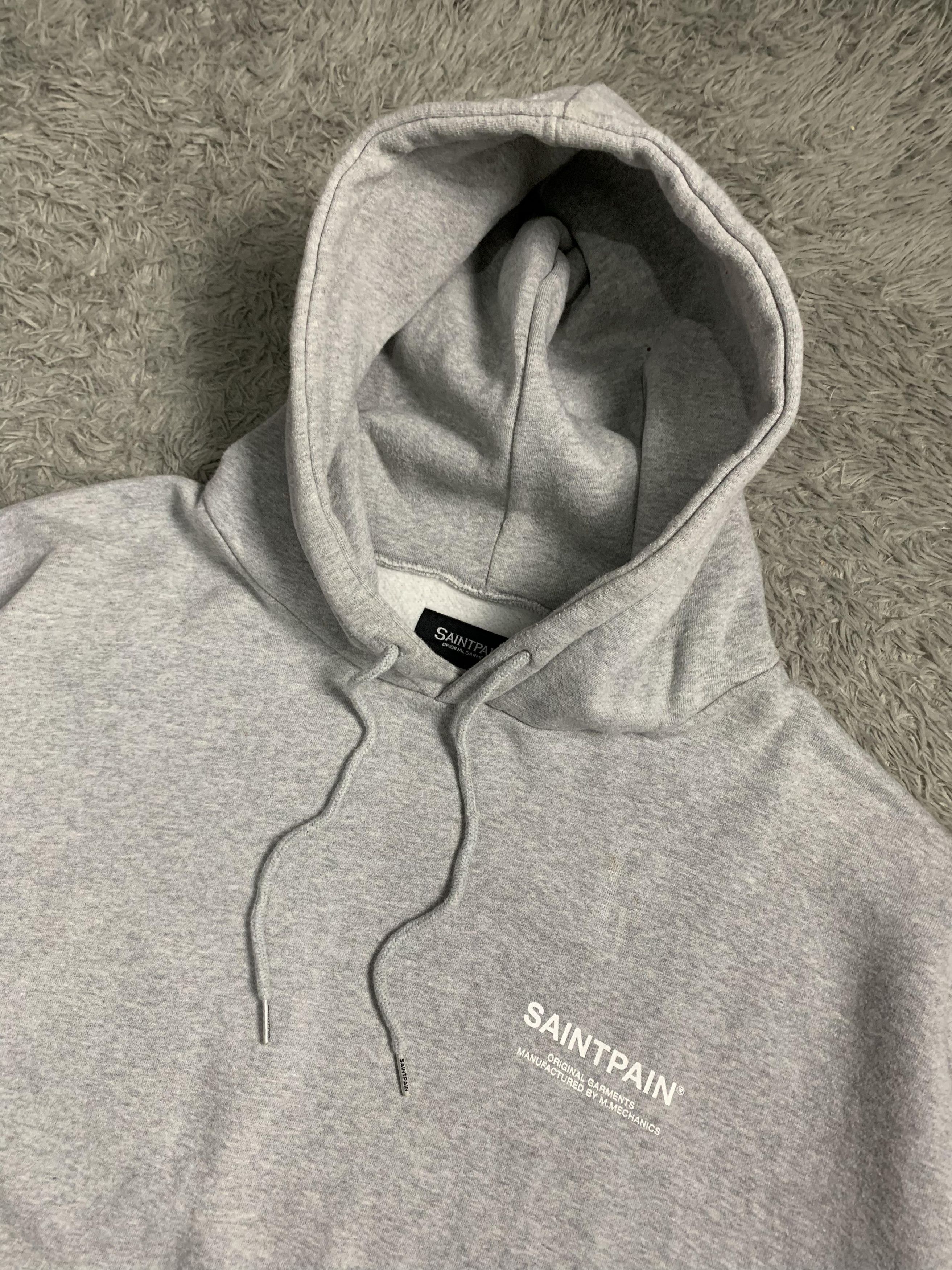 Japanese Brand Saint Paint Hoodie Off White Essentials Style Size US L / EU 52-54 / 3 - 2 Thumbnail
