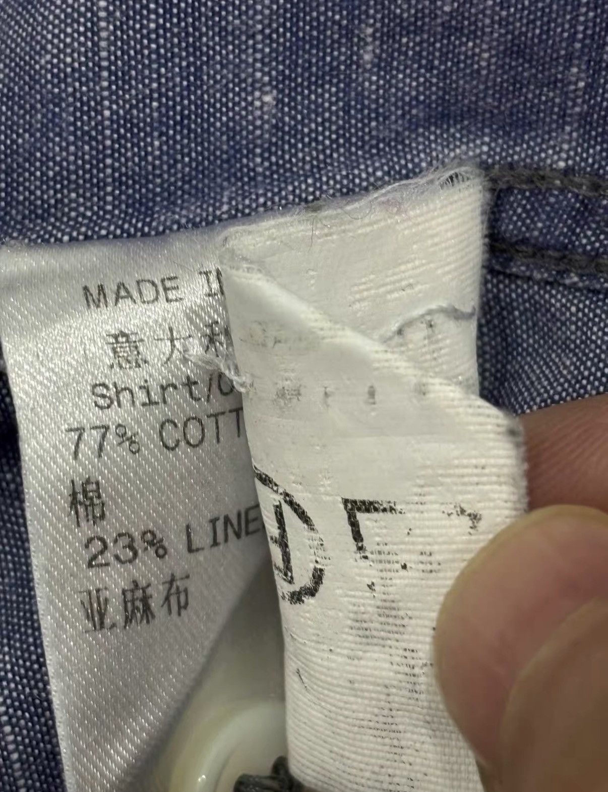 Ermenegildo Zegna Ermenegildo Zegna Linen Shirt J2 Size US L / EU 52-54 / 3 - 7 Thumbnail