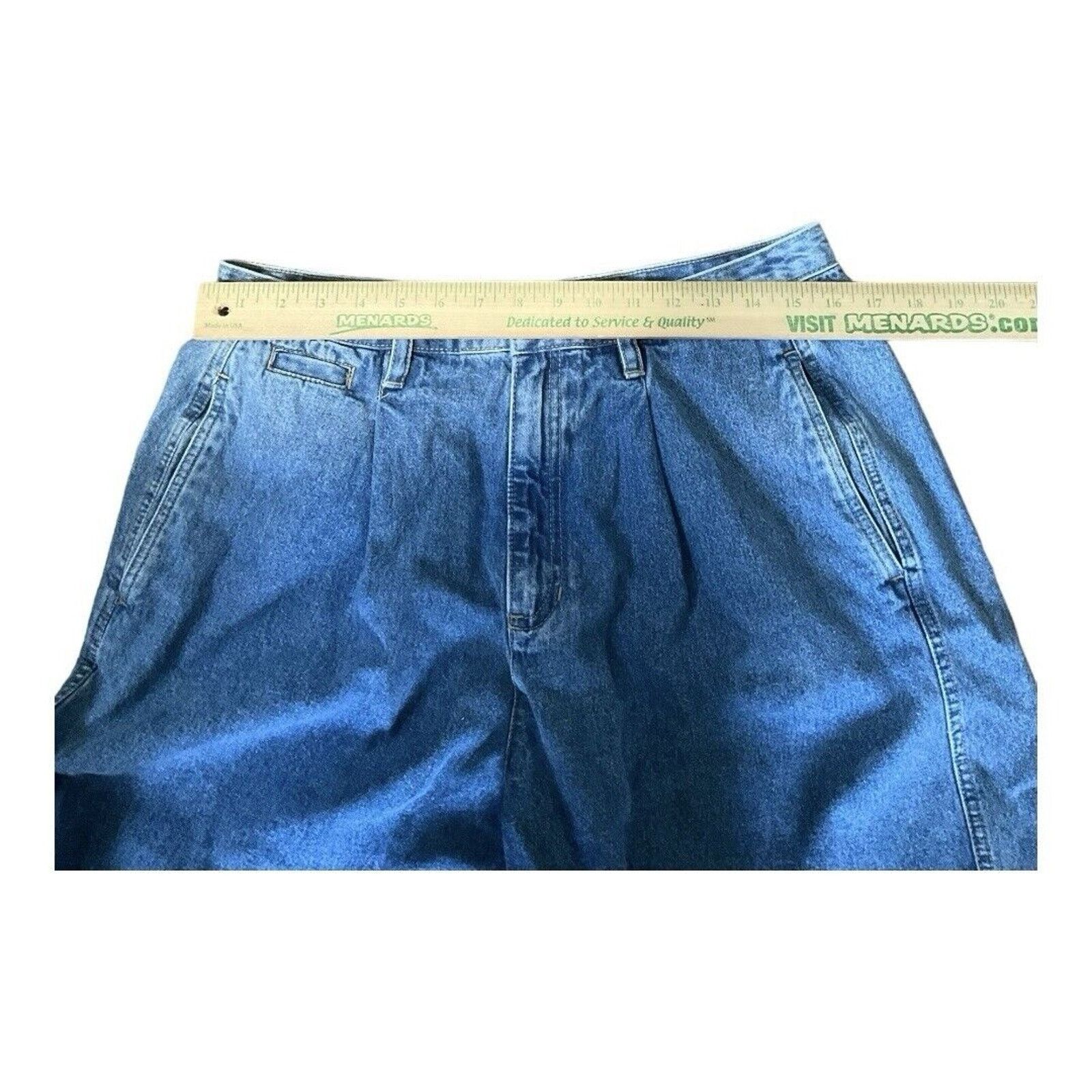 Other Vintage Y2K Liz Claiborne Denim Shorts Size 38" / US 16 / IT 52 - 3 Thumbnail