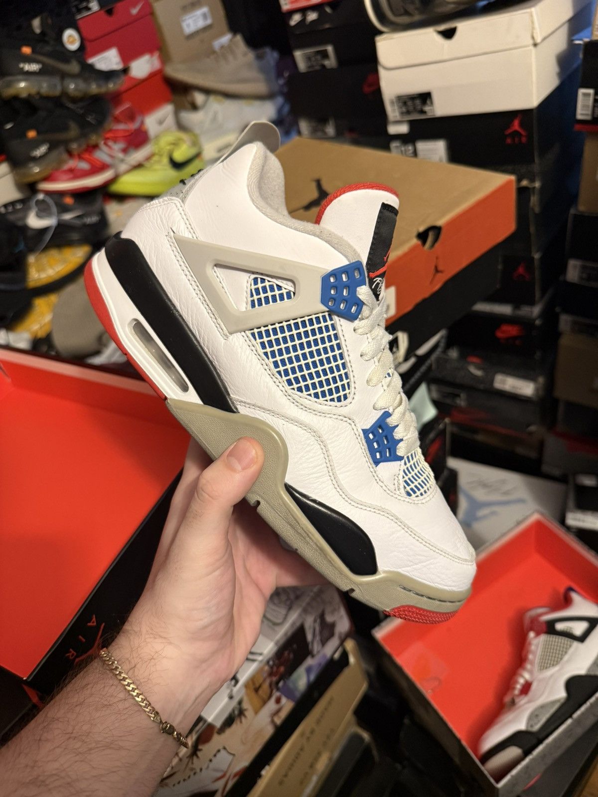 Jordan Brand Jordan retro 4 what the sz 10.5 Size US 10.5 / EU 43-44 - 1 Thumbnail