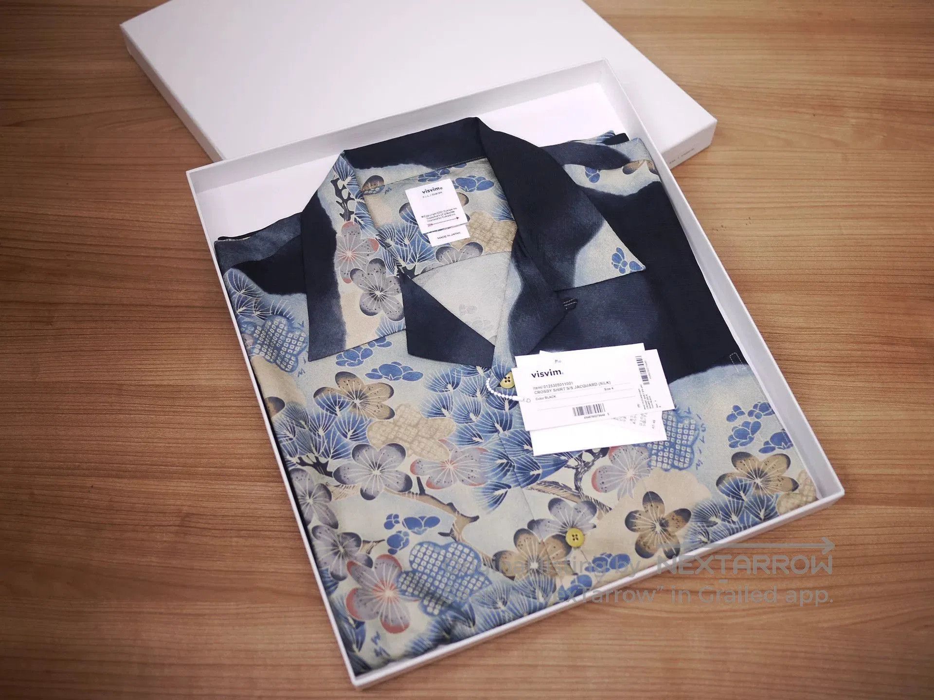Visvim visvim crosby shirt jacquard silk black. Size US S / EU 44-46 / 1 - 8 Thumbnail