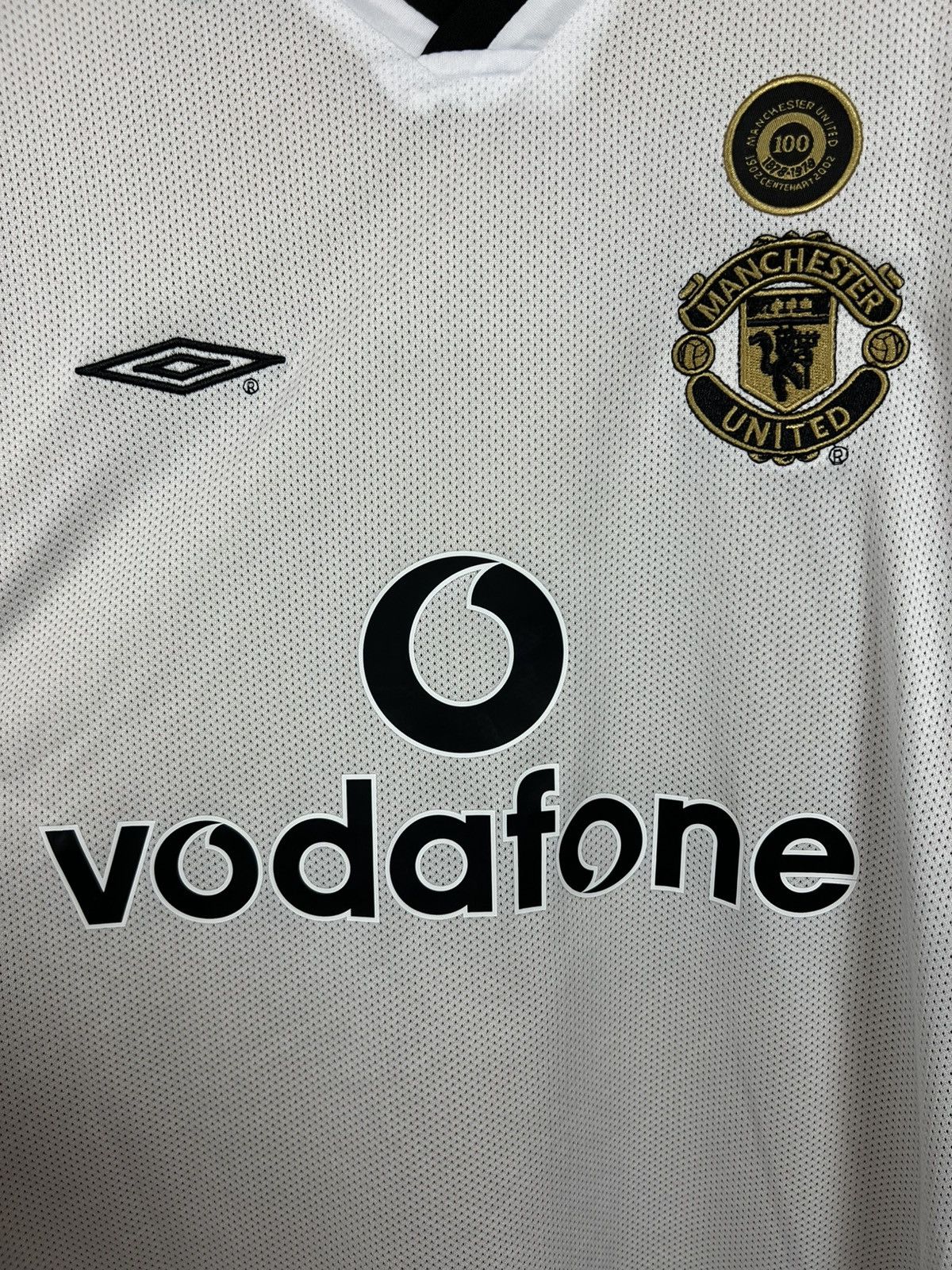 Umbro Soccer Jersey Manchester United 2001/02 Beckham #7 Size US L / EU 52-54 / 3 - 4 Thumbnail