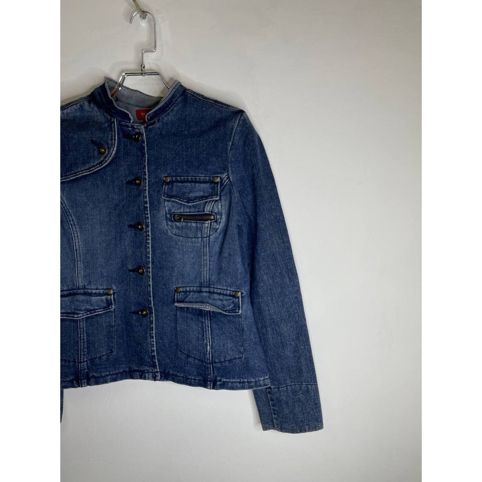 If Six Was Nine × Japanese Brand × Miss Sixty Vintage Japanese Reworked Ifsixwasnine Style Denim Jacket Size L / US 10 / IT 46 - 3 Thumbnail