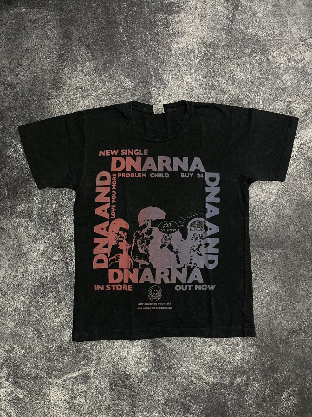 RNA SLANG Skull Poem T Shirt