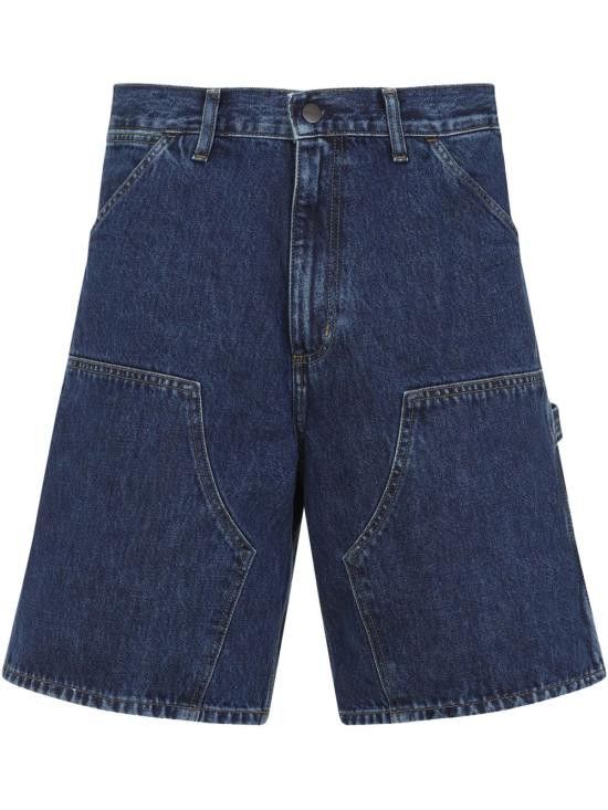 Carhartt Wip CARHARTT WIP Men Shorts I034867 0106 Blue Size US 29 - 1 Thumbnail
