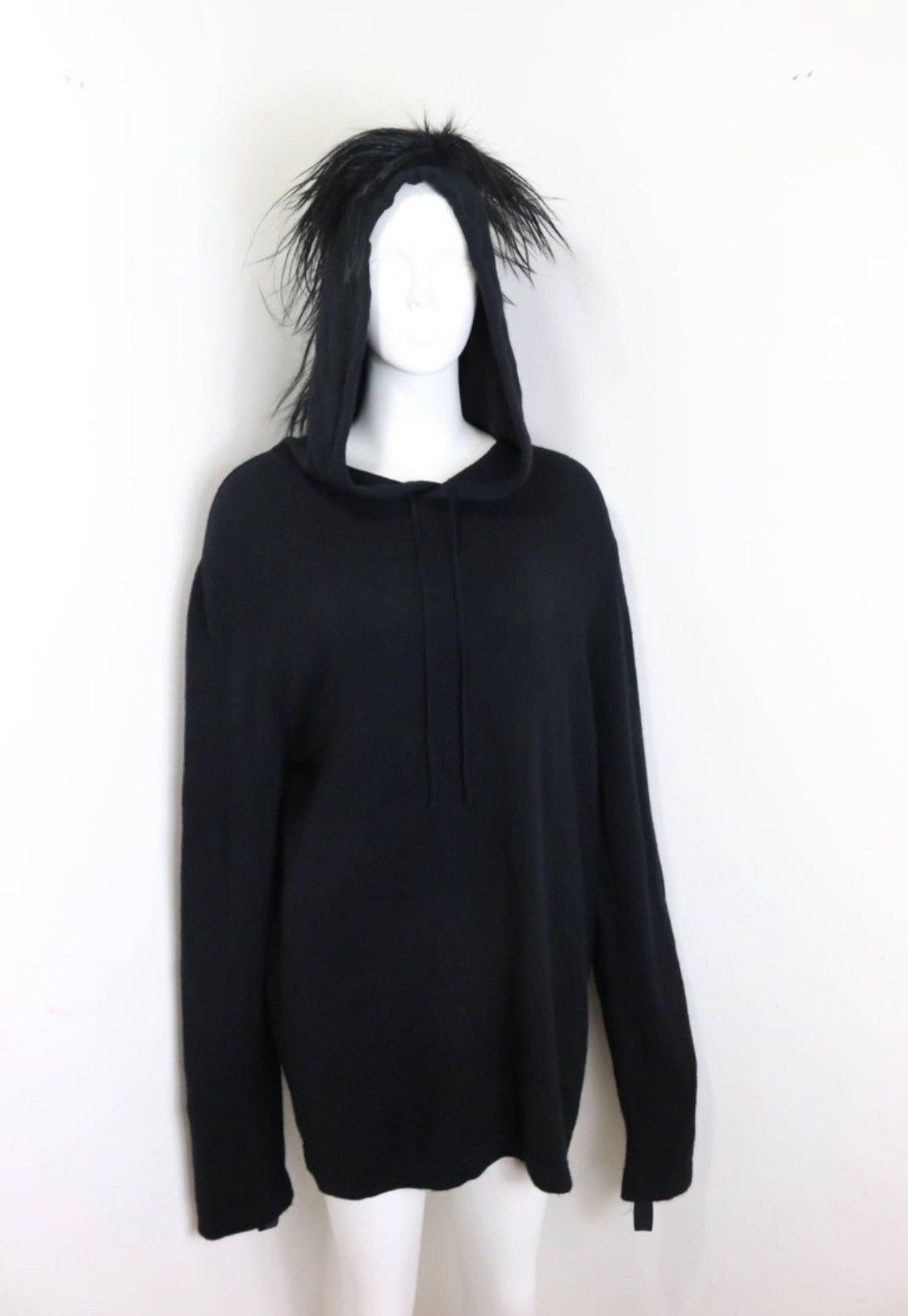 Helmut Lang a w2003 Helmut Lang Mohawk hooded sweater Grailed