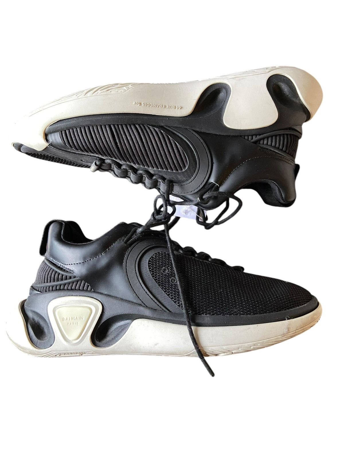 Balmain Balmain B Court T Asymmetric "Chunky" sneakers Size US 12 / EU 45 - 2 Thumbnail