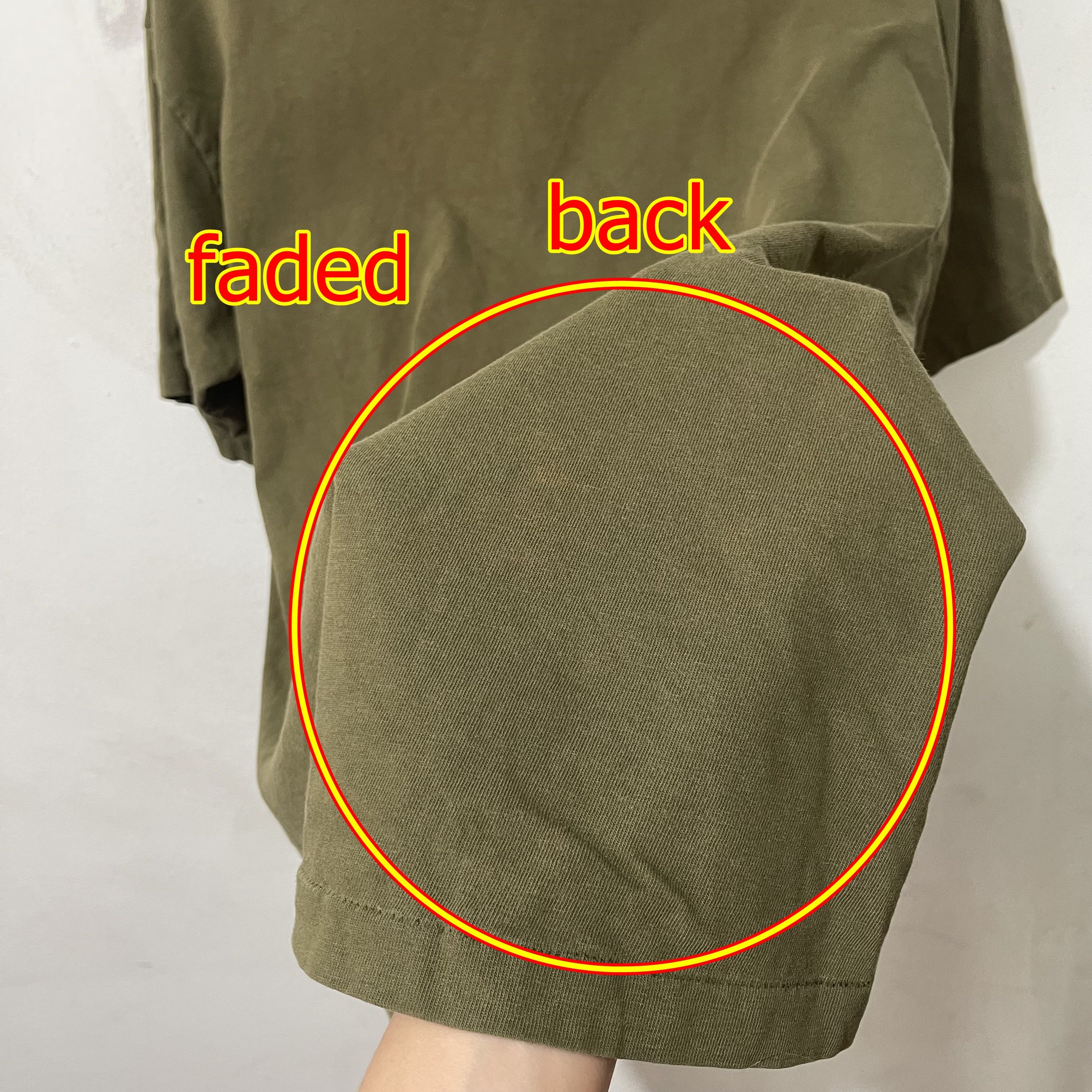 Gap Vintage 90s Gap Olive Pocket T-Shirt Size US S / EU 44-46 / 1 - 9 Thumbnail