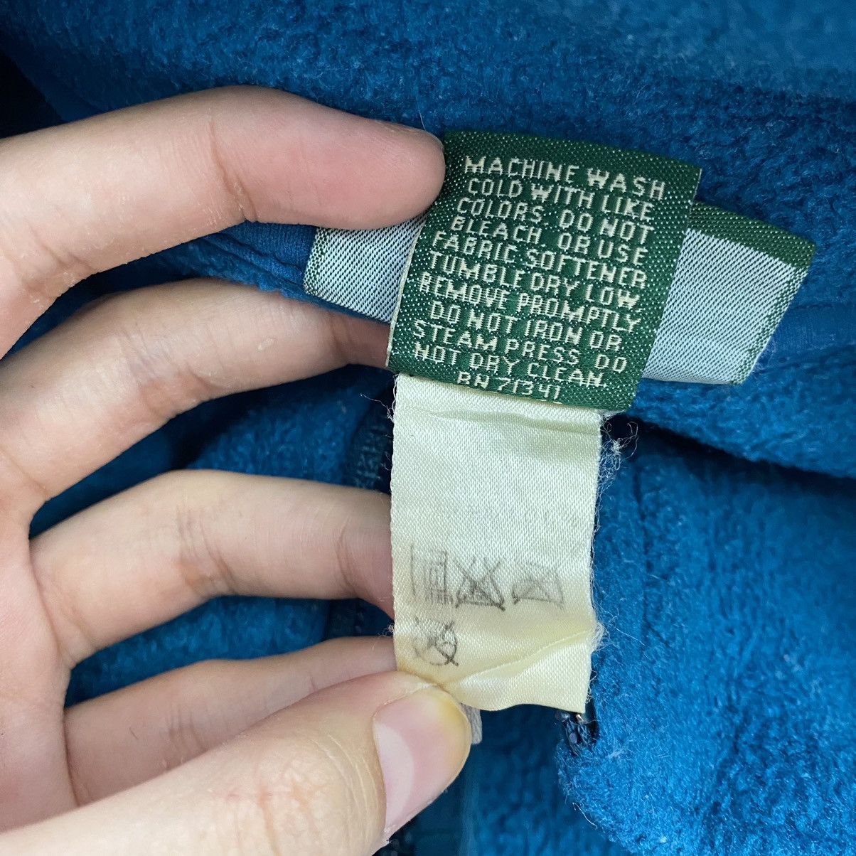 L.L. Bean LL BEAN USA Full Zipper Retro Sherpa Fleece Plain Blue Size US L / EU 52-54 / 3 - 6 Thumbnail