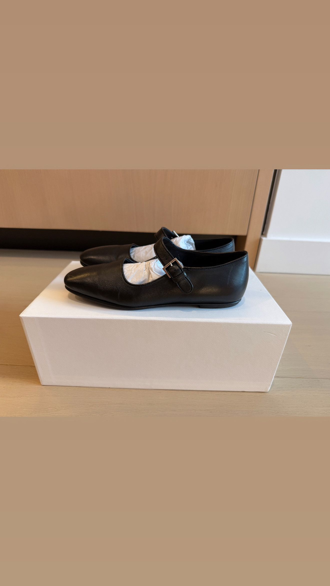The Row Ava Mary Jane Ballerina Flats Size US 5 / IT 35 - 3 Thumbnail