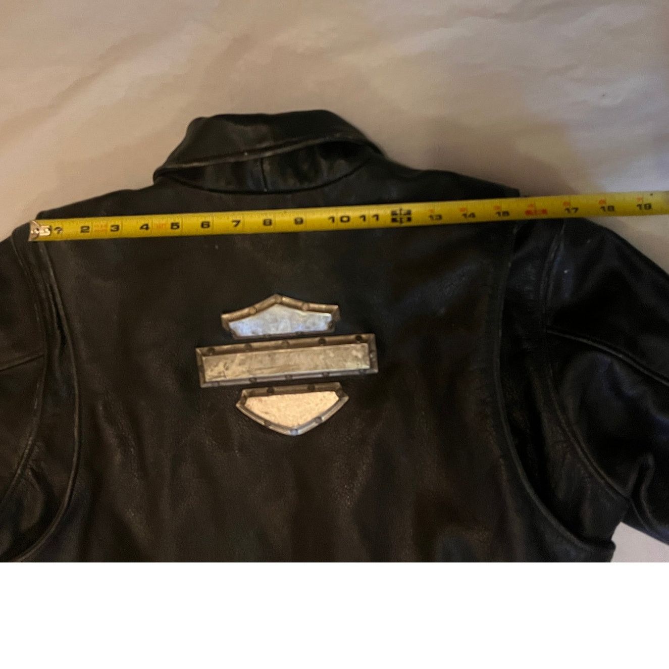 Harley Davidson Harley Davidson Leather Jacket Metal Bar & Shield - Size: L Size US L / EU 52-54 / 3 - 13 Thumbnail