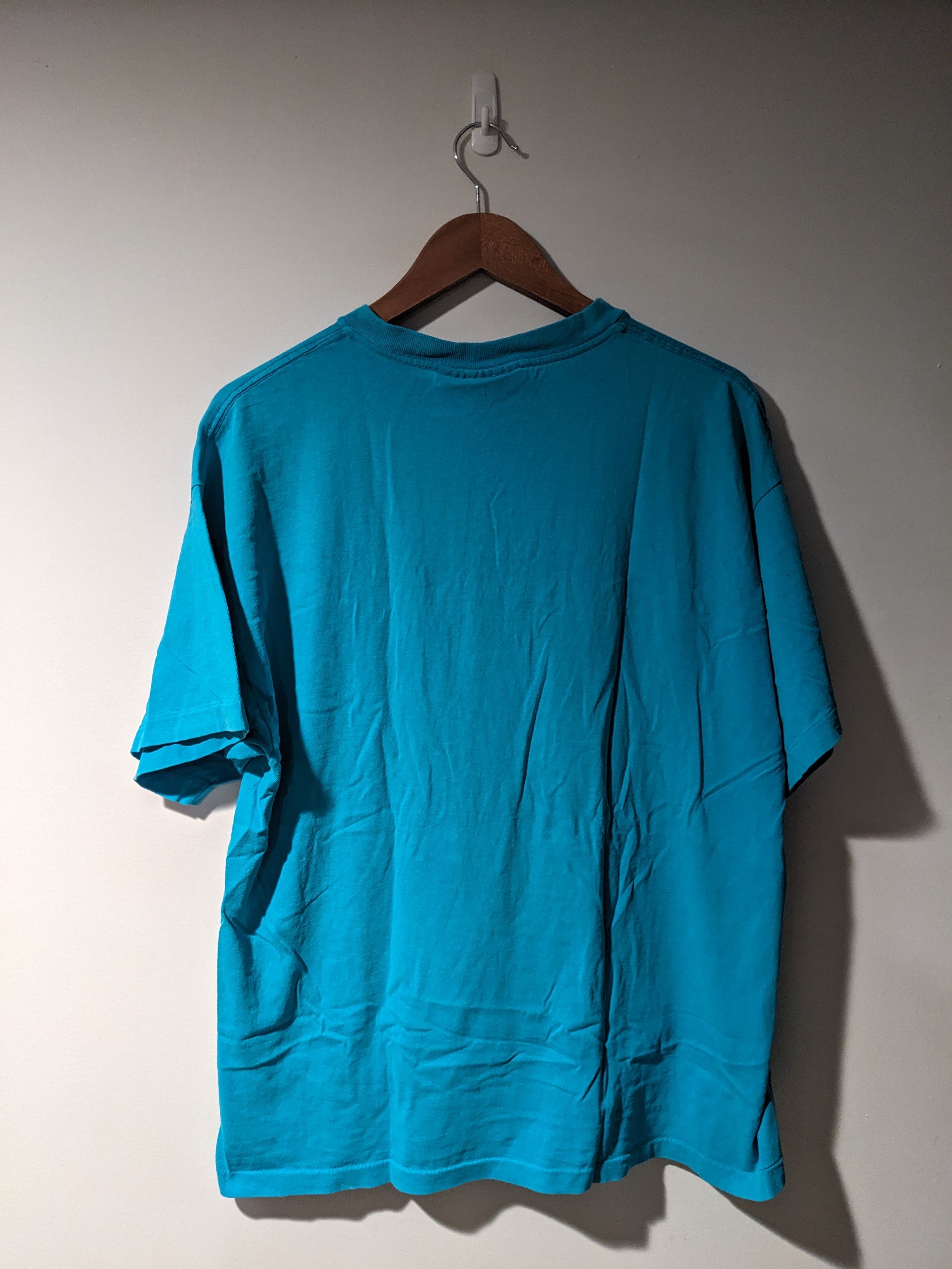 Disney × Vintage Vintage 90s Walt Disney World Logo Blue Henley T-Shirt Size US L / EU 52-54 / 3 - 5 Thumbnail